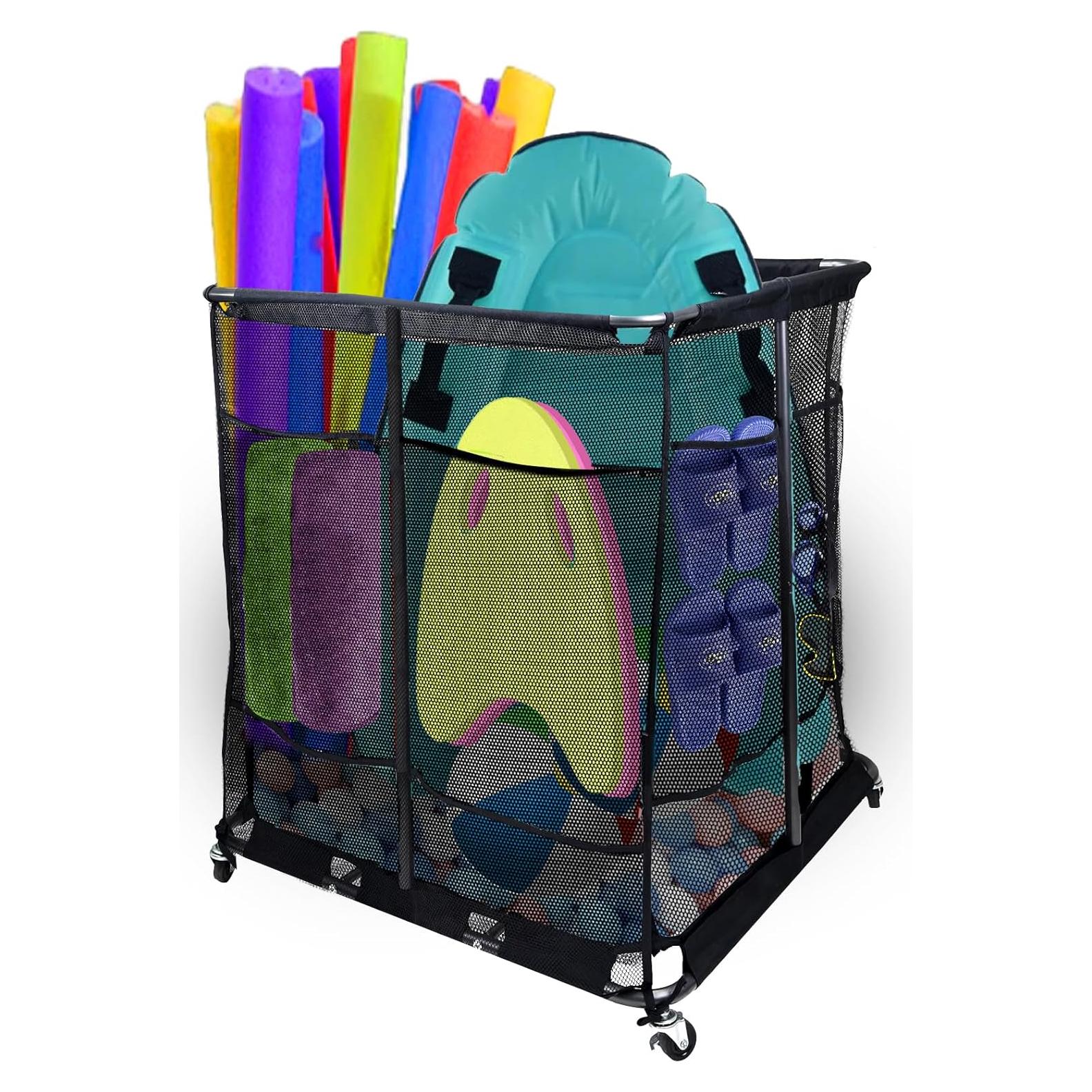 Organizador de Flotadores de Piscina Vecacosic 70x70x80cm