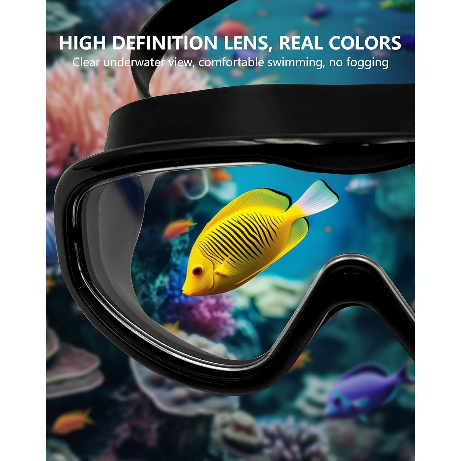 Paquete de 2 Gafas de Natación Yoocixu con Antivaho y UV400