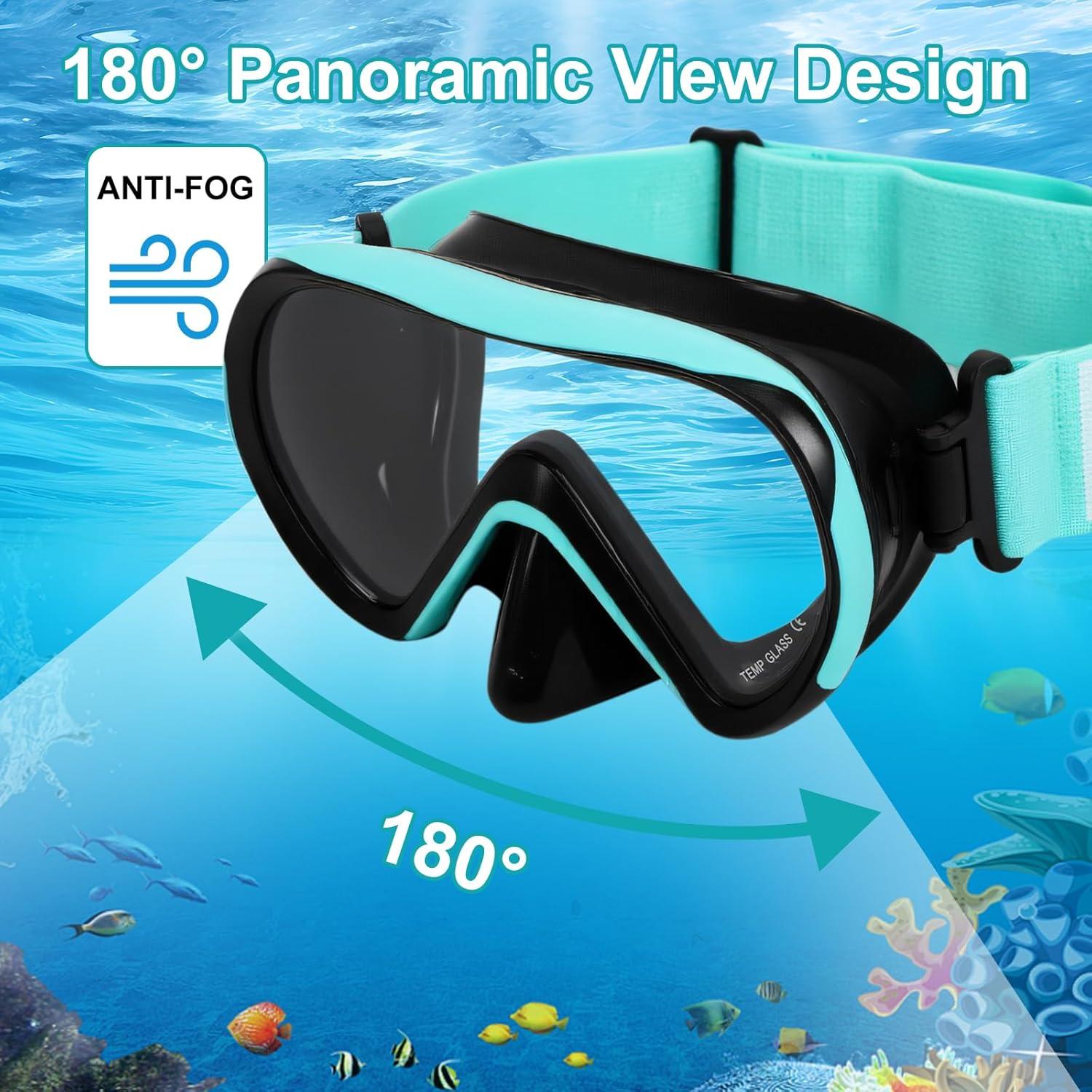 Gafas de natación HIKOTEY478 para niños 2 piezas anti-vaho