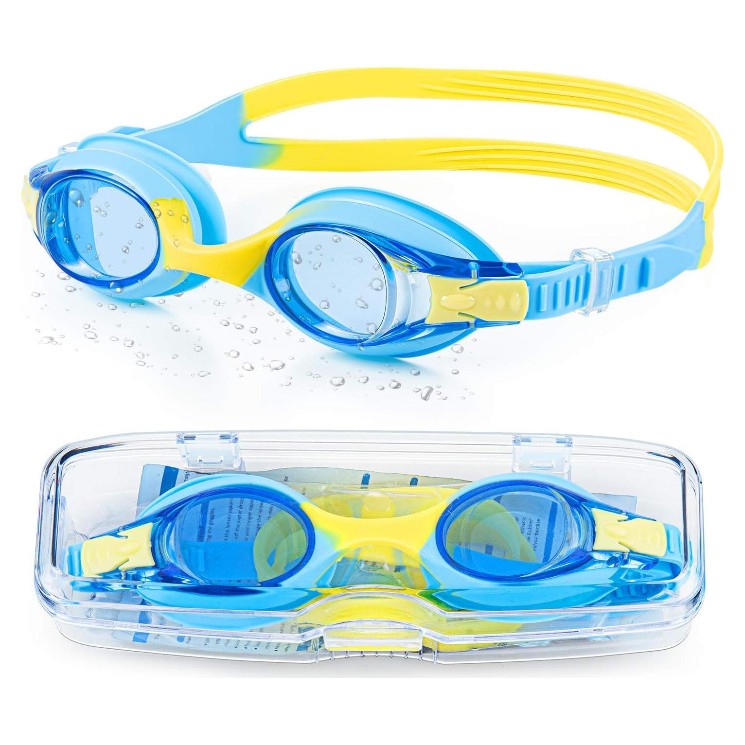 Gafas de natación unisex Portzon para niños, antiempañante