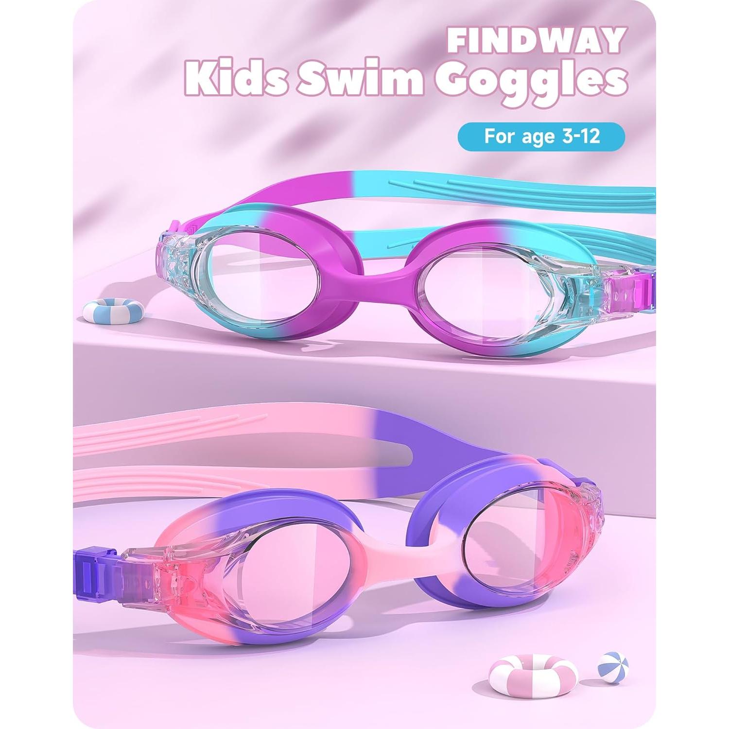 Gafas de Natación para Niños Findway Antiempañante UV400