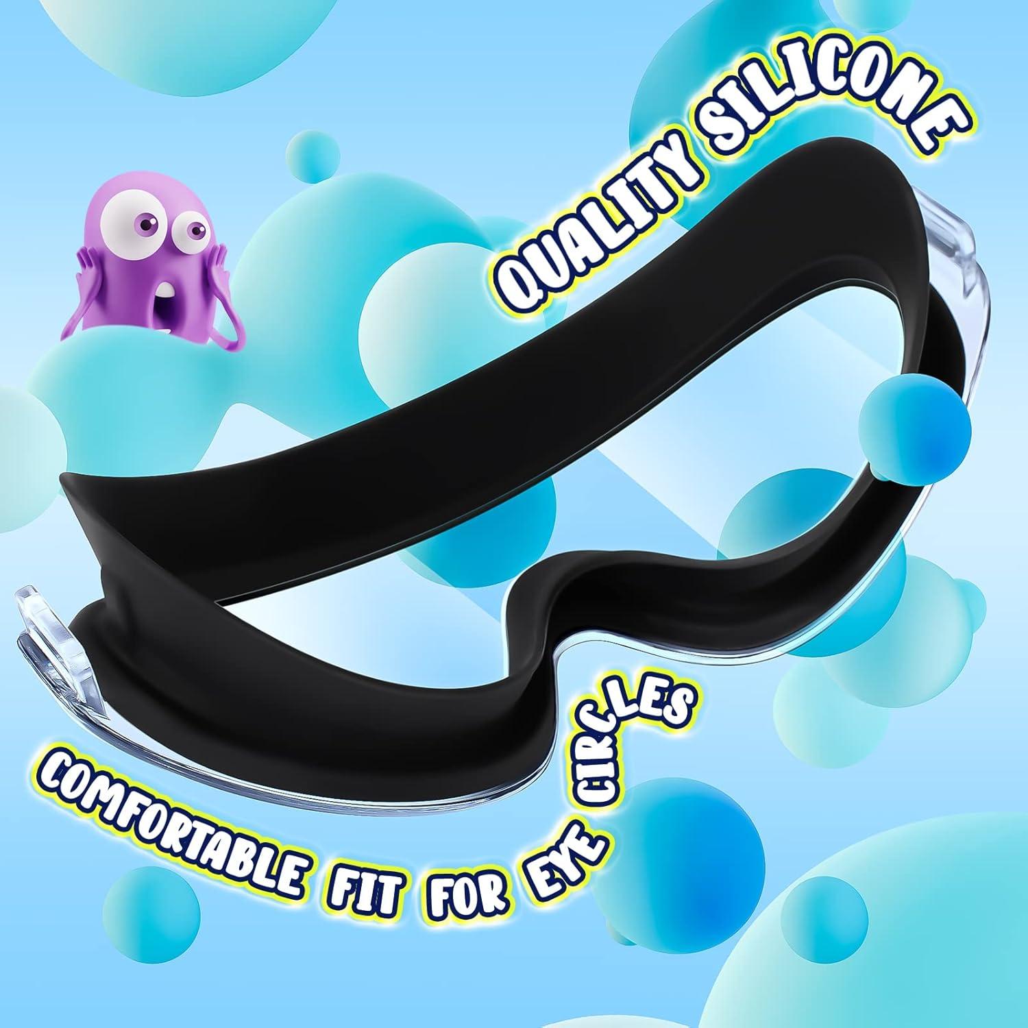 Gafas de natación Dizywiee para niños 2-pack sin marco