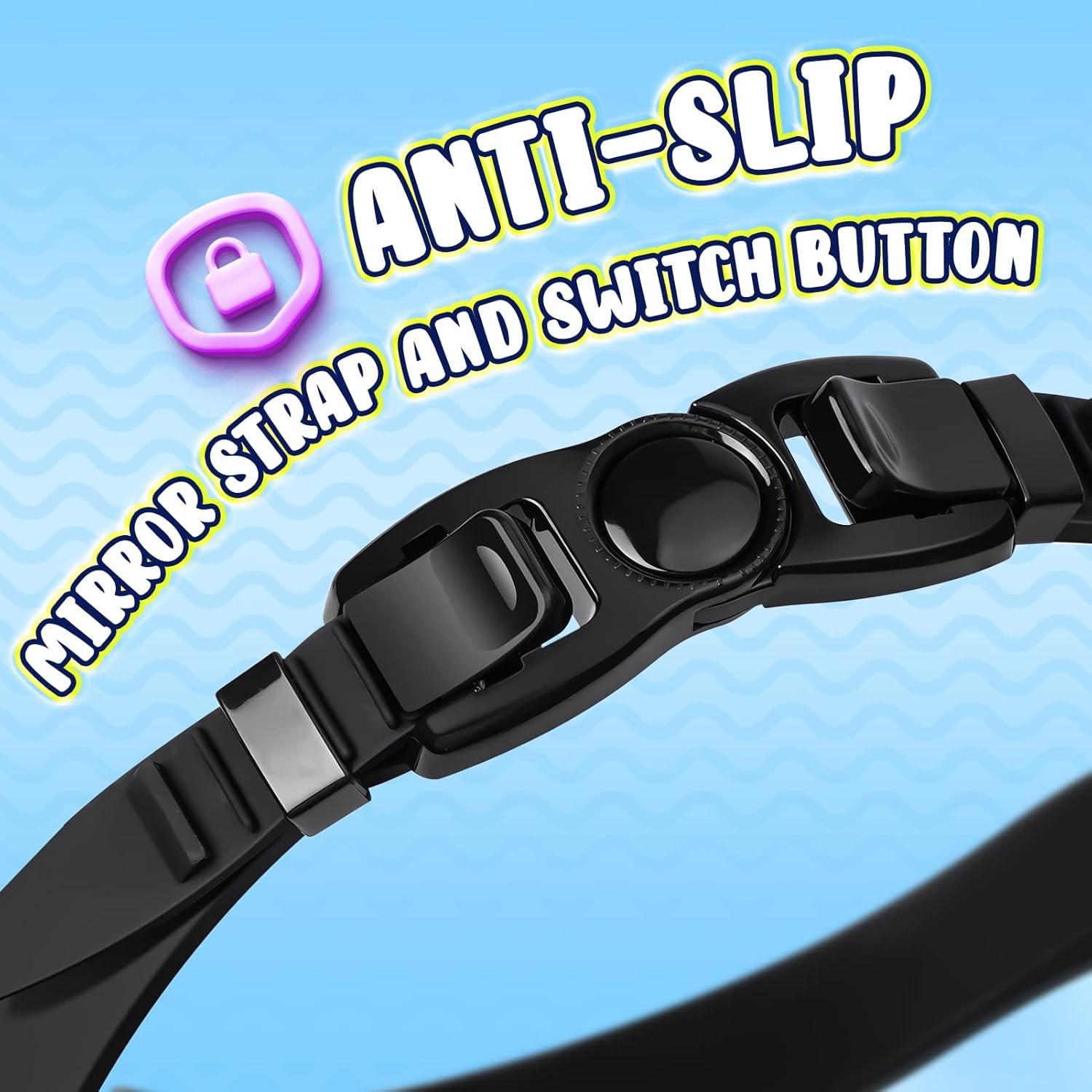 Gafas de natación Dizywiee para niños 2-pack sin marco