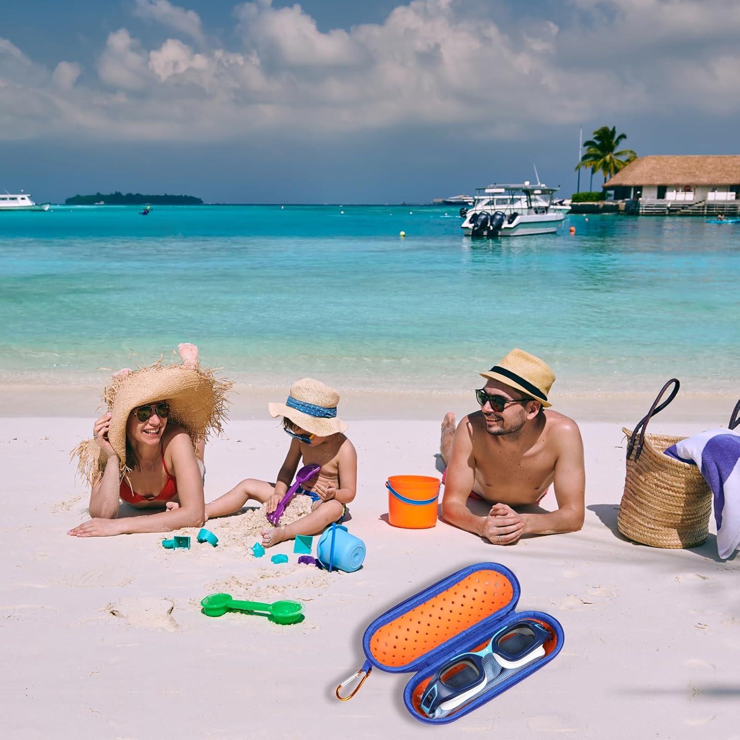 Estuche para Gafas de Natación Hawflu Sg3 Naranja EVA