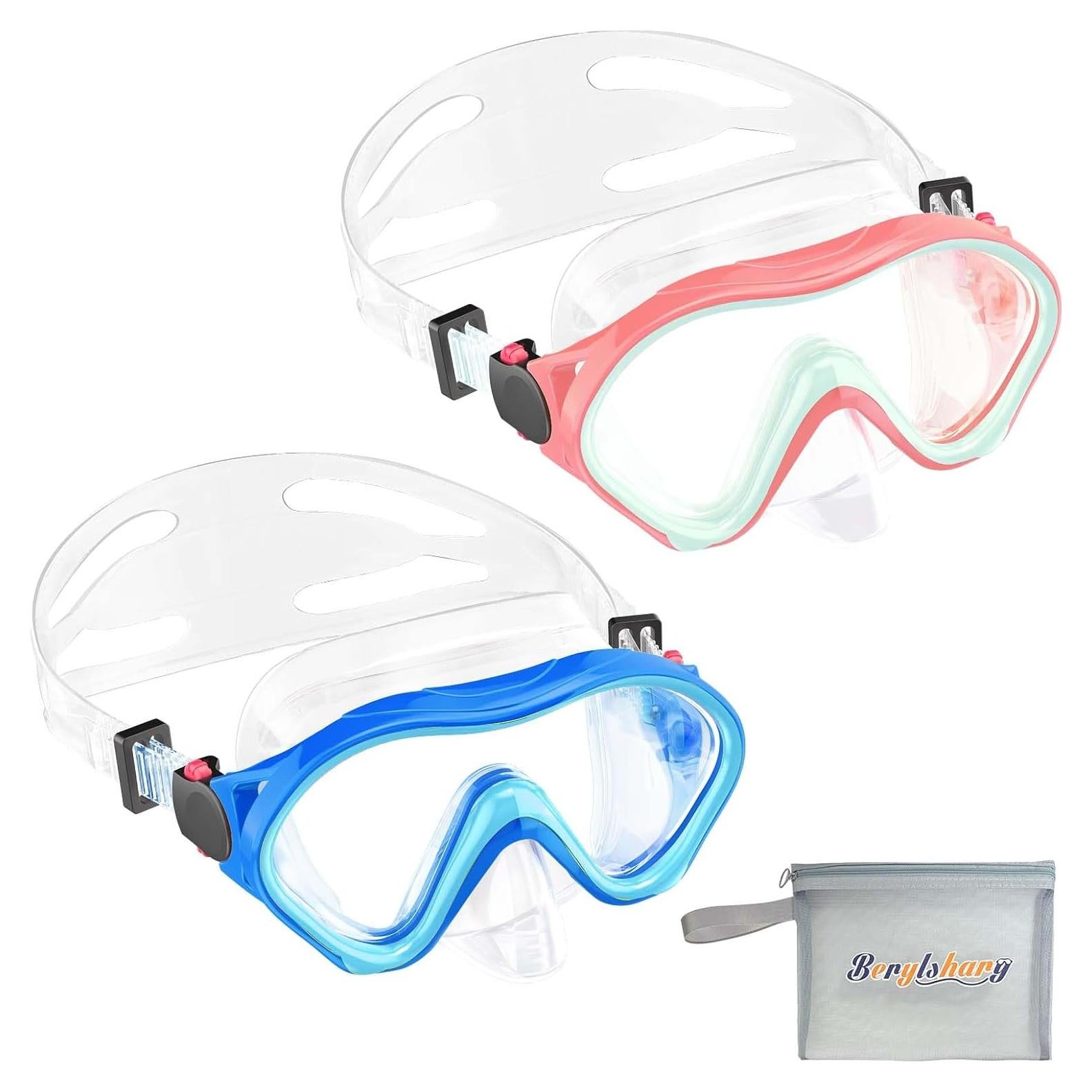 Gafas de natación BERYLSHARY para niños 5-15 años anti-vaho