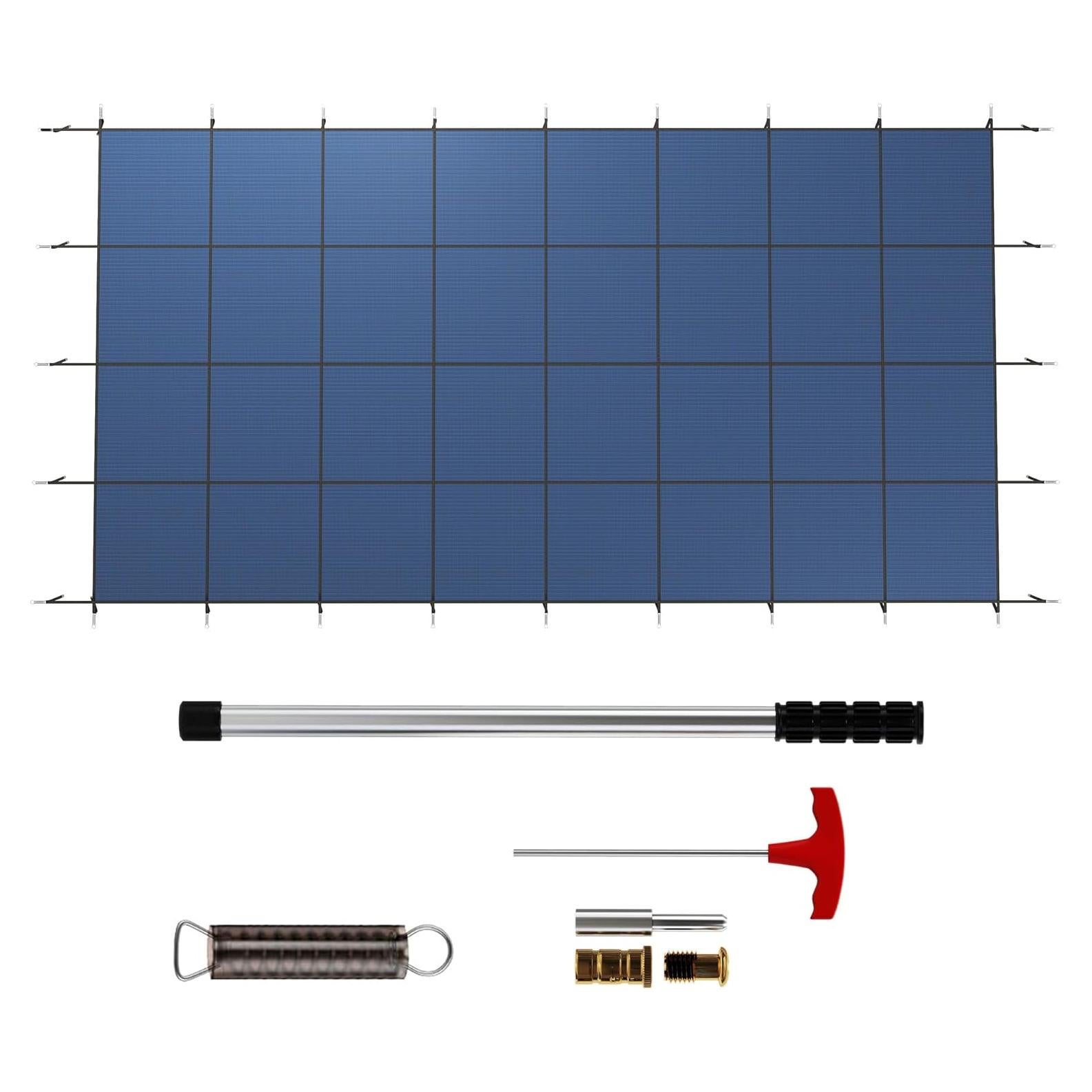 Cubierta de Seguridad para Piscina DNYKER 4.88x9.75 m Azul