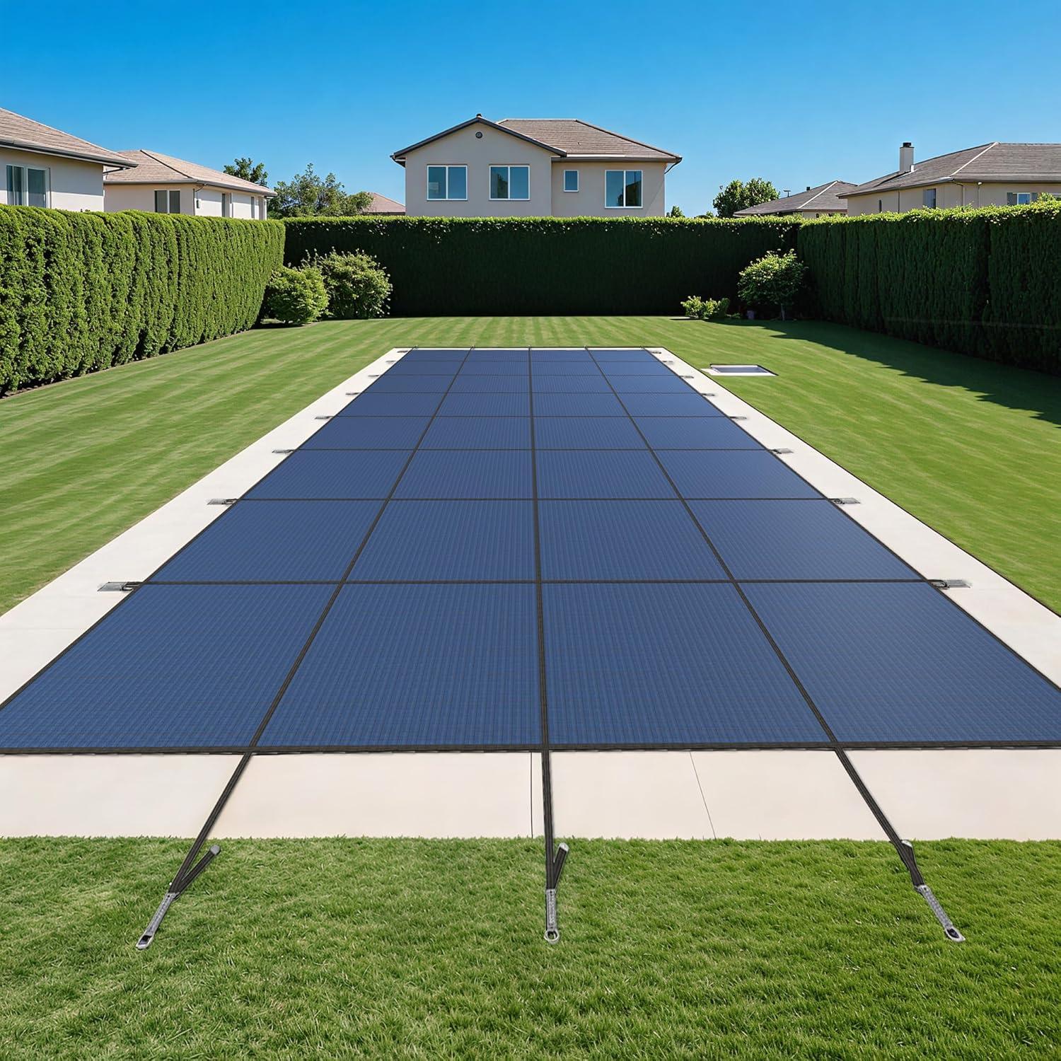 Cubierta de Seguridad para Piscina DNYKER 4.88x9.75 m Azul