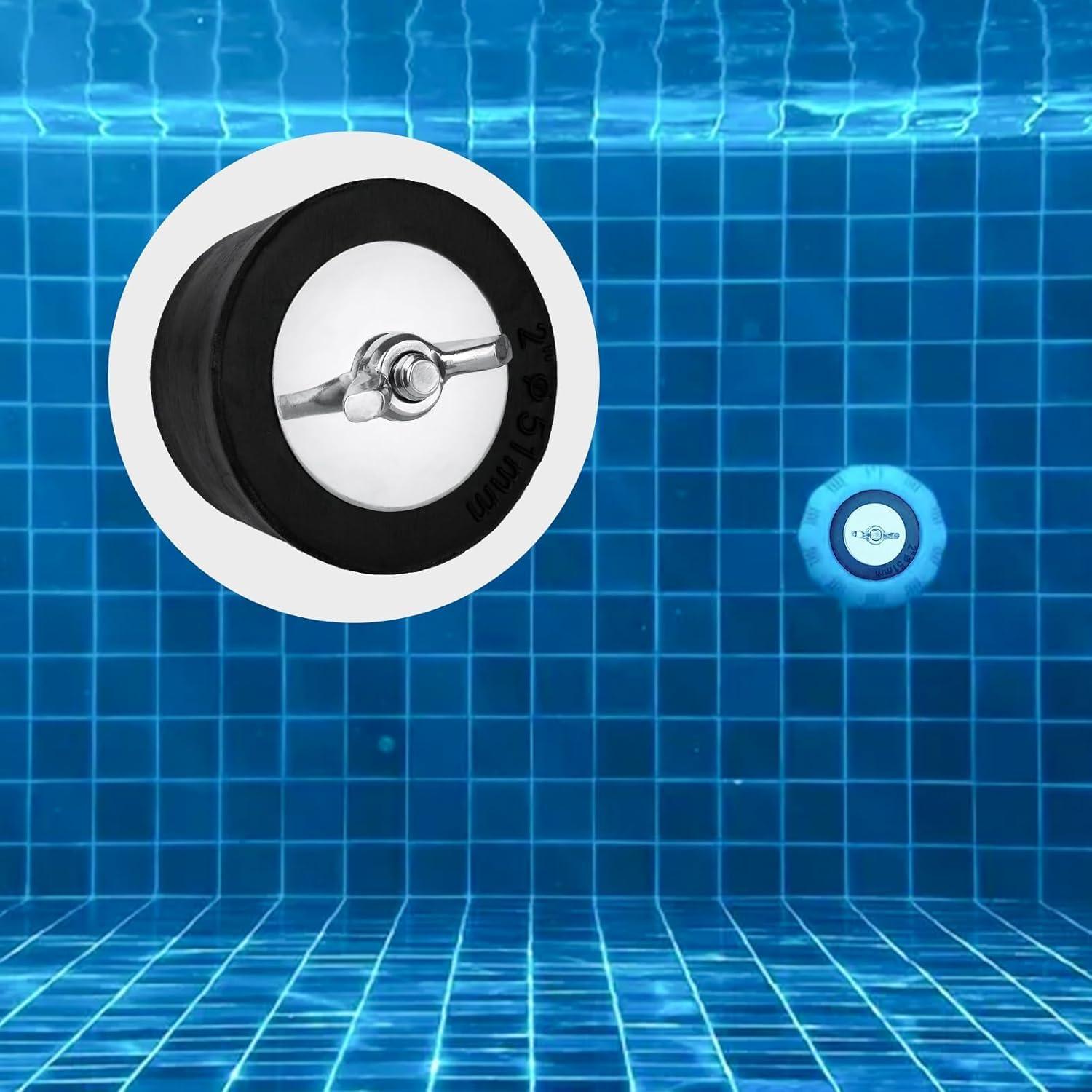 Tapones de Invierno para Piscina ADKUN 1.5 Pulgadas PVC/Acero