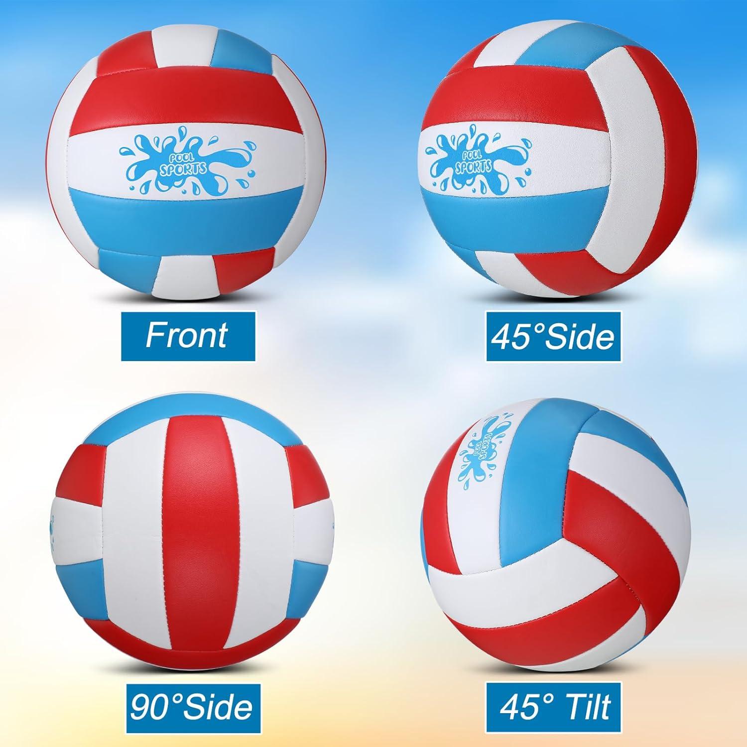 Balones de Voleibol de Agua Jenaai 2 Piezas Tamaño 5 PVC