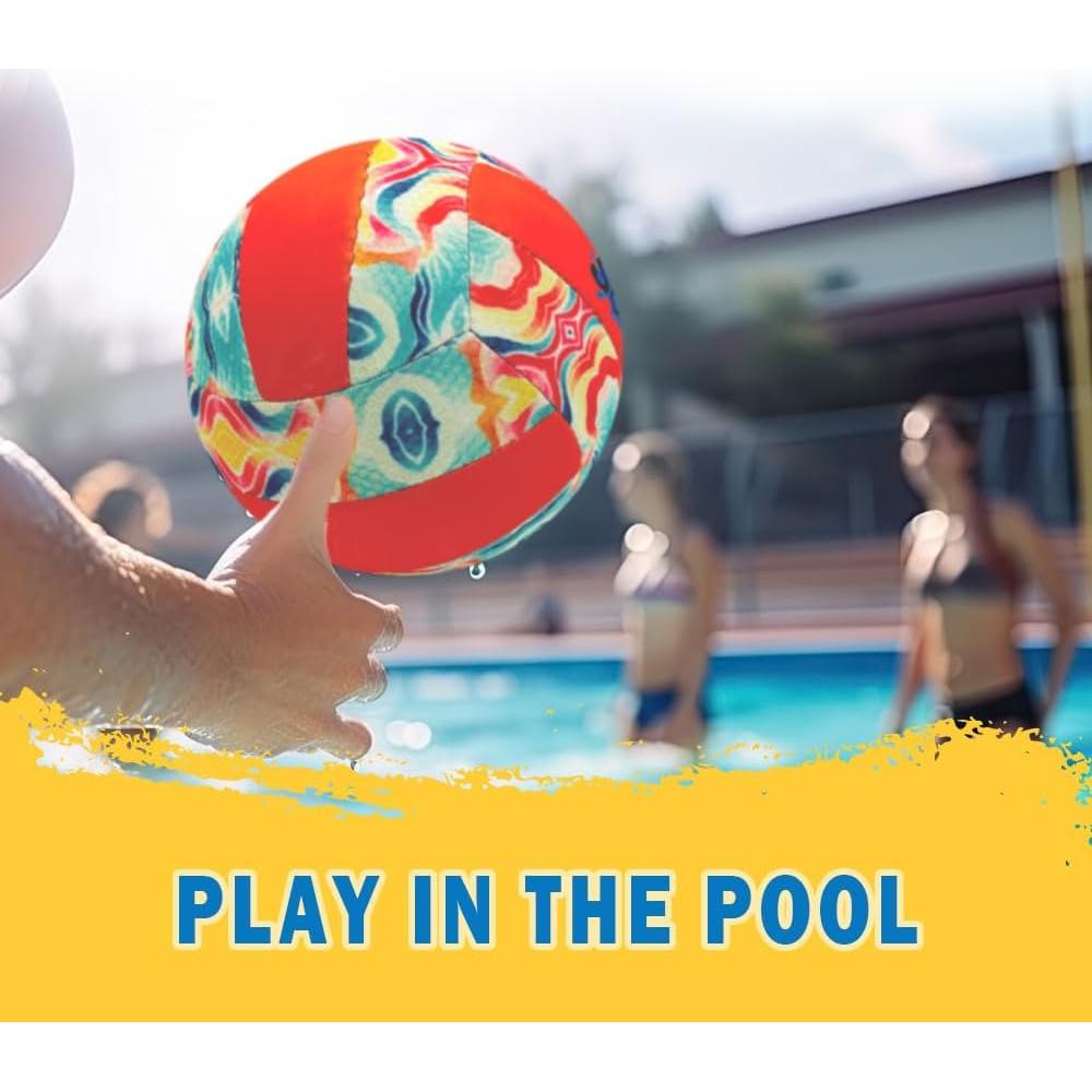 Pelota de Voleibol de Playa SOAK Tamaño 5 Neopreno Colorido