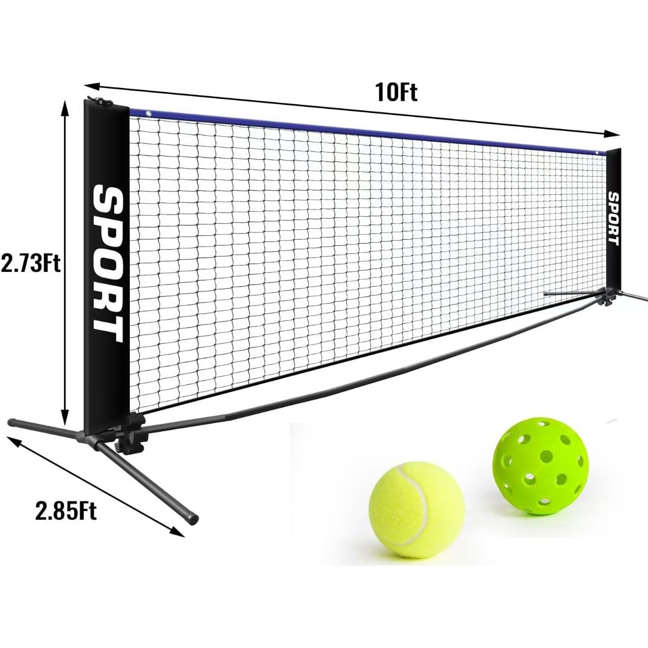 Set de Red Portátil JETOLAKQ para Pickleball y Voleibol
