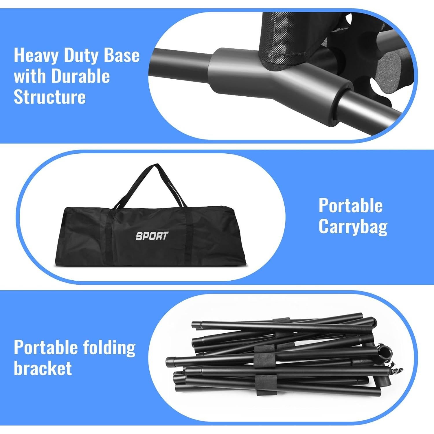 Set de Red Portátil JETOLAKQ para Pickleball y Voleibol