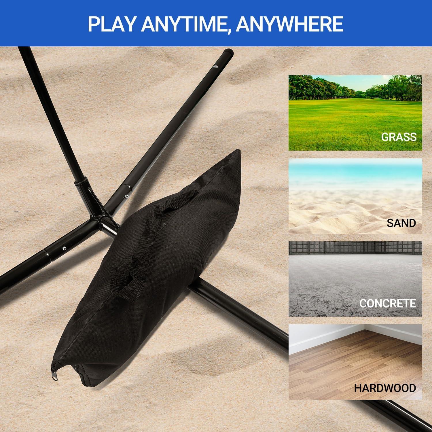 Red de Voleibol Ajustable PLAYAPUT 6.1m con Bolsa y Sacos