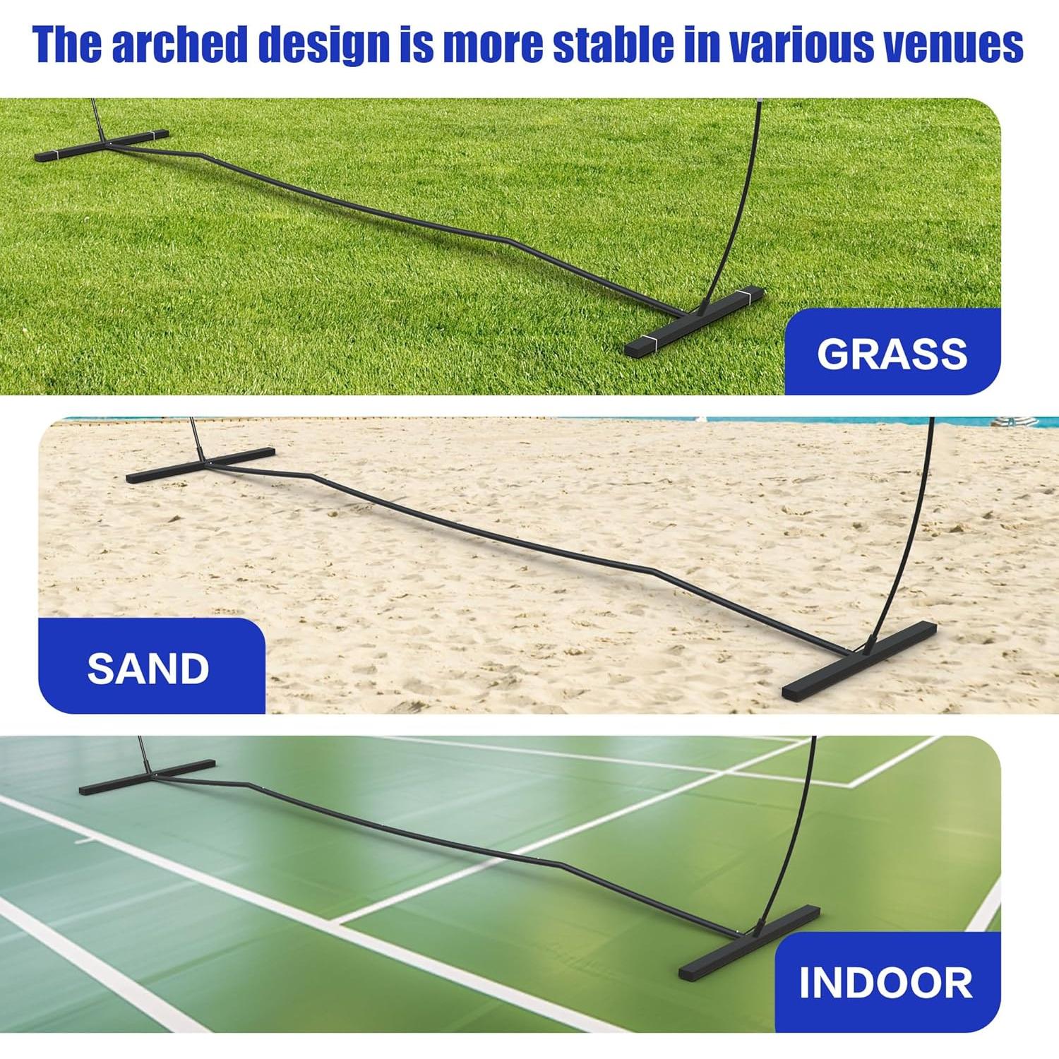 Red de Voleibol PLYOGO 4.27m Ajustable para Patio y Entrenamiento