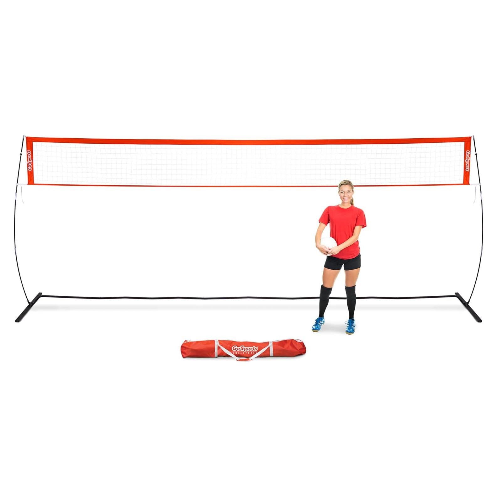 Red de Entrenamiento de Voleibol GoSports 6.1 m Ajustable