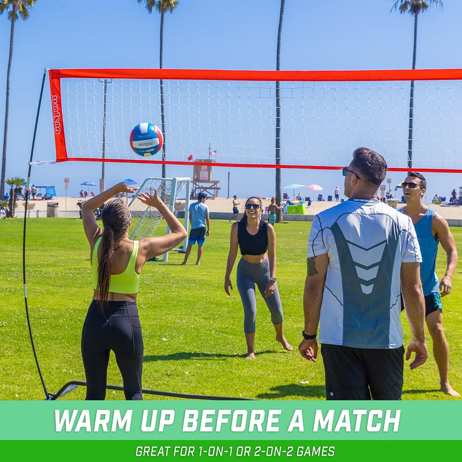 Red de Entrenamiento de Voleibol GoSports 6.1 m Ajustable