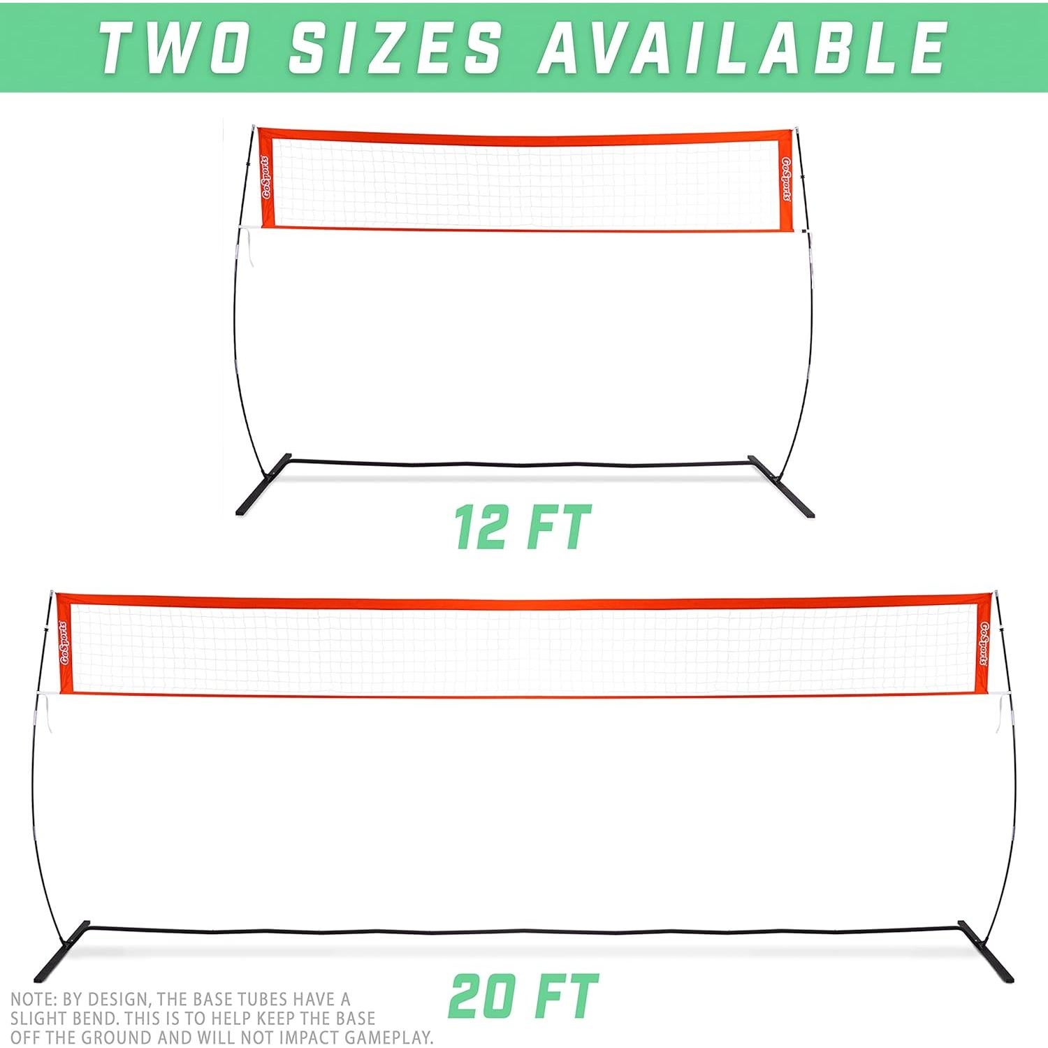 Red de Entrenamiento de Voleibol GoSports 6.1 m Ajustable