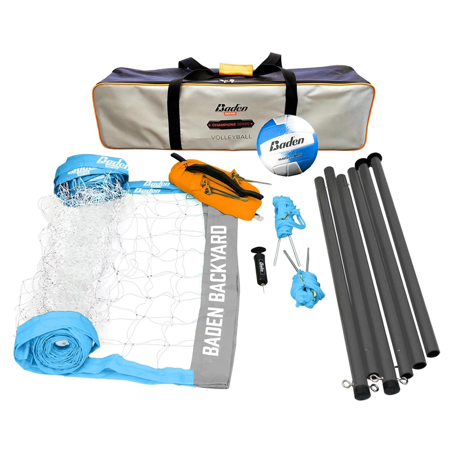 Conjunto de Red de Voleibol Baden Serie Campeones 9.75m x 0.91m