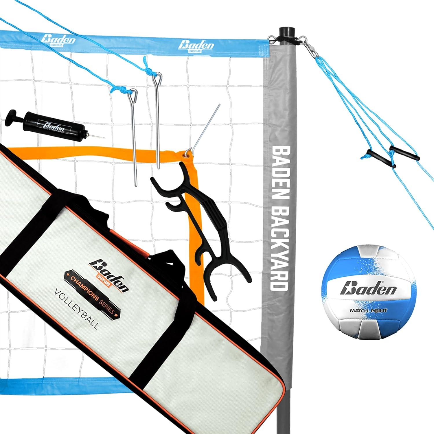 Conjunto de Red de Voleibol Baden Serie Campeones 9.75m x 0.91m