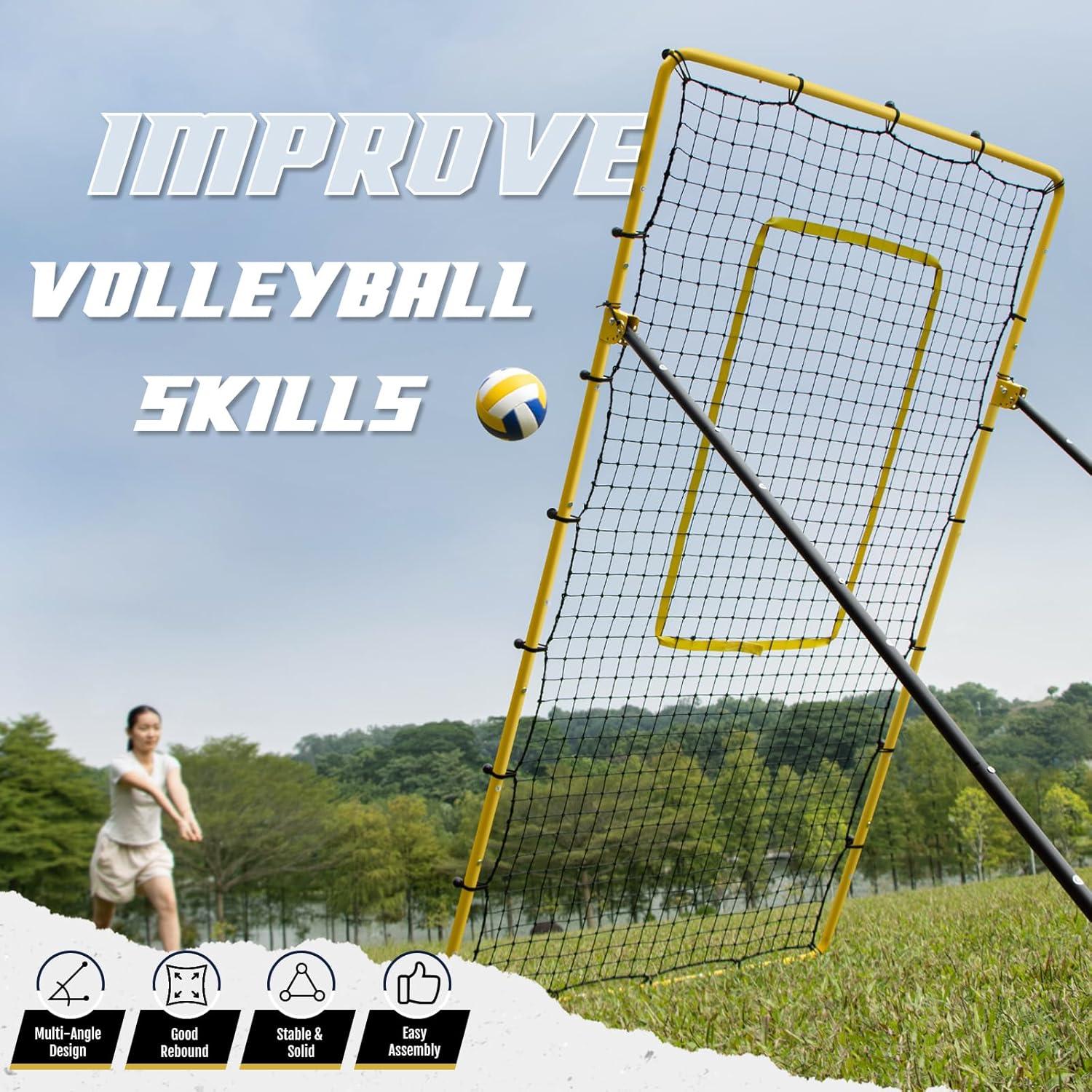 Rebotador de Voleibol Newbyinn 2.13x1.22m Ajustable