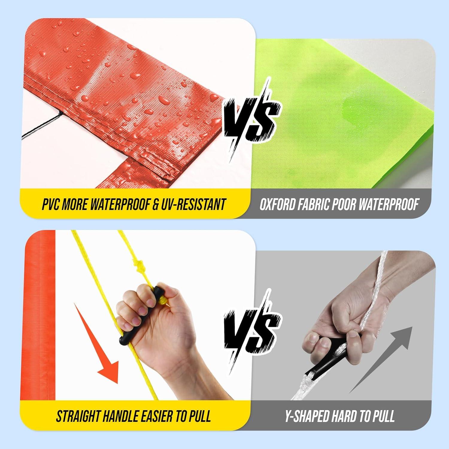 Red de Voleibol Portátil Patiassy con Postes Ajustables 9.75m