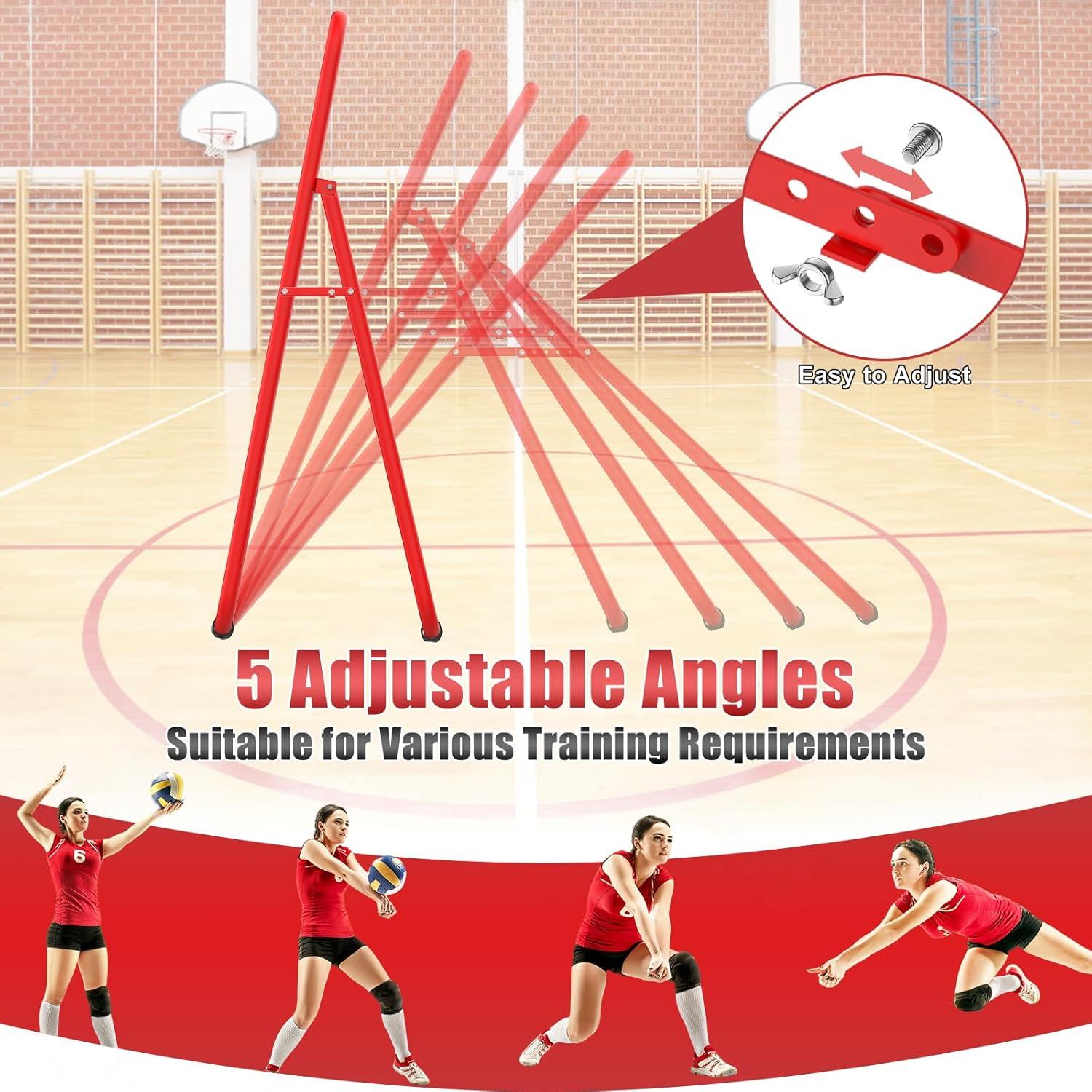Red de Rebotar Voleibol TomCare 2.13x1.22m Ajustable Portátil