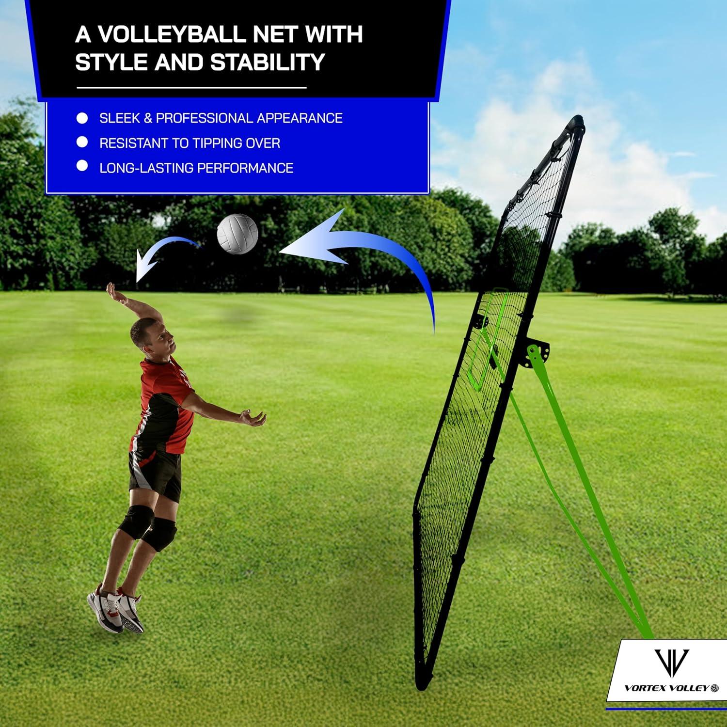 Red de Rebotador de Voleibol Vortex Volley 2.13x1.52m Ajustable