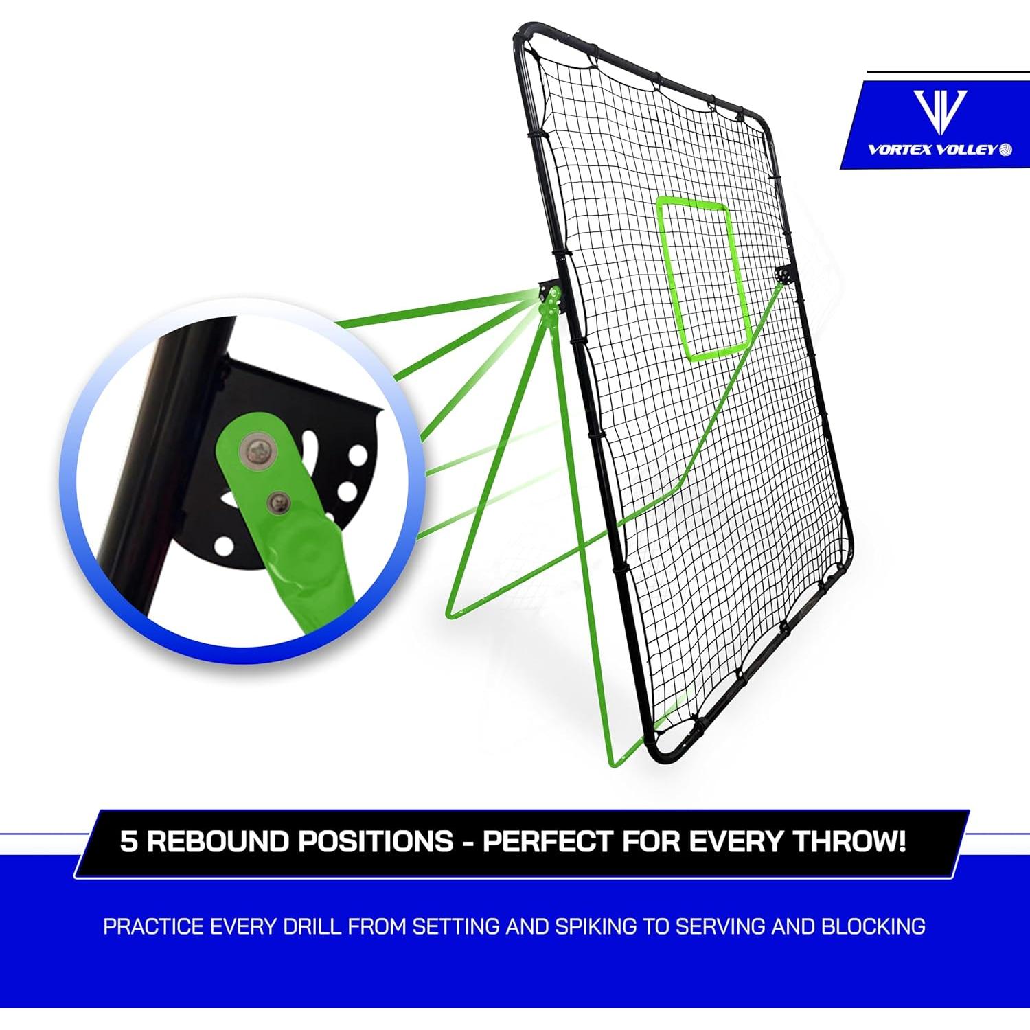 Red de Rebotador de Voleibol Vortex Volley 2.13x1.52m Ajustable