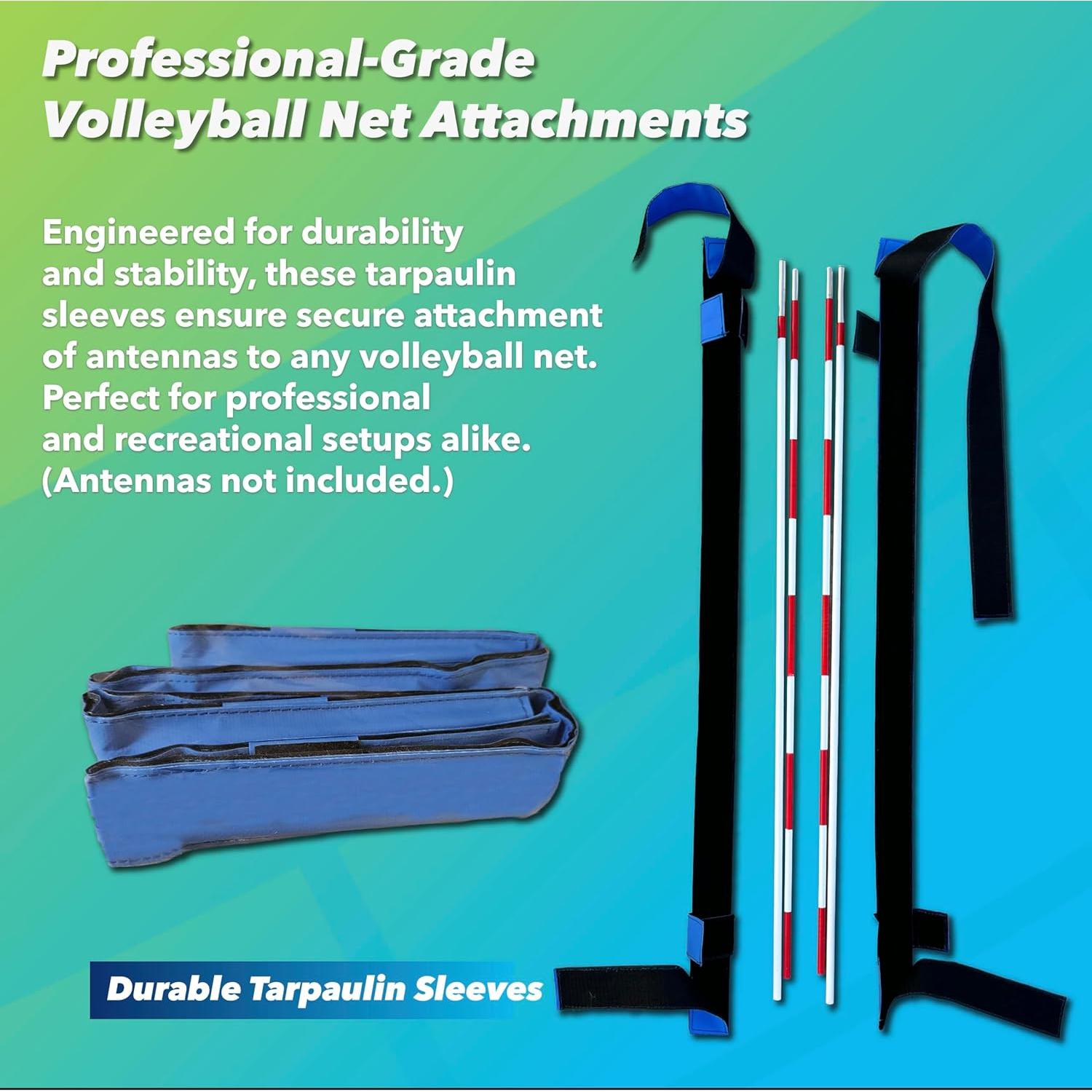 Juego de Antenas de Voleibol Plegables Boardee - 2 Mangas Tarpaulin