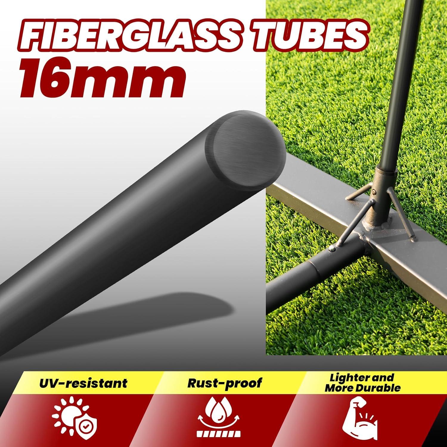 Red de Voleibol Portátil SPOYNAL 12FT Ajustable con Bolsa