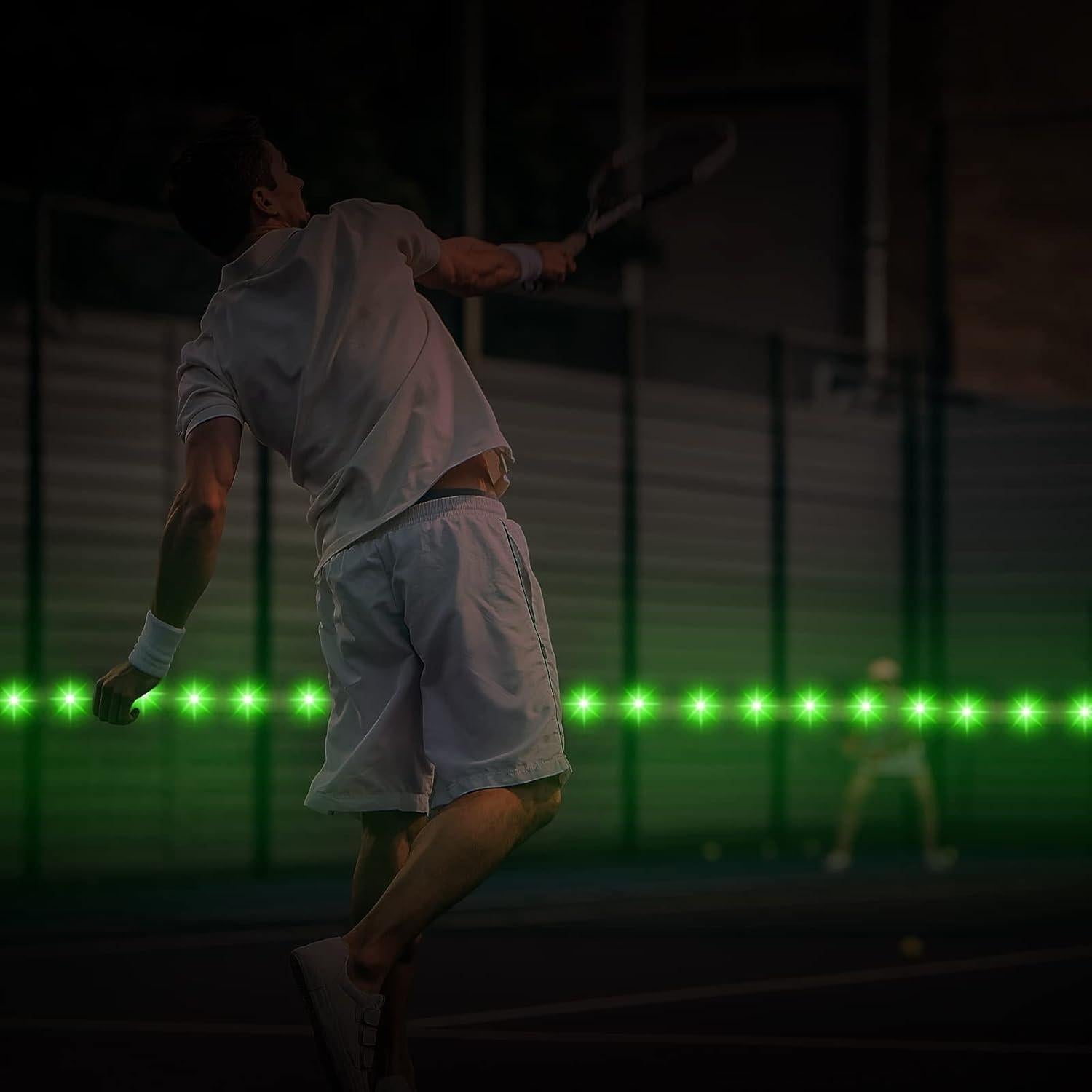 Red de Voleibol y Bádminton Moukeren 5m con Luces LED y Control Remoto