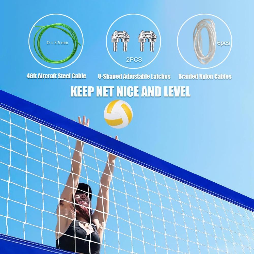 Red de Voleibol Profesional SINHOWANG 14m Resistente Exterior