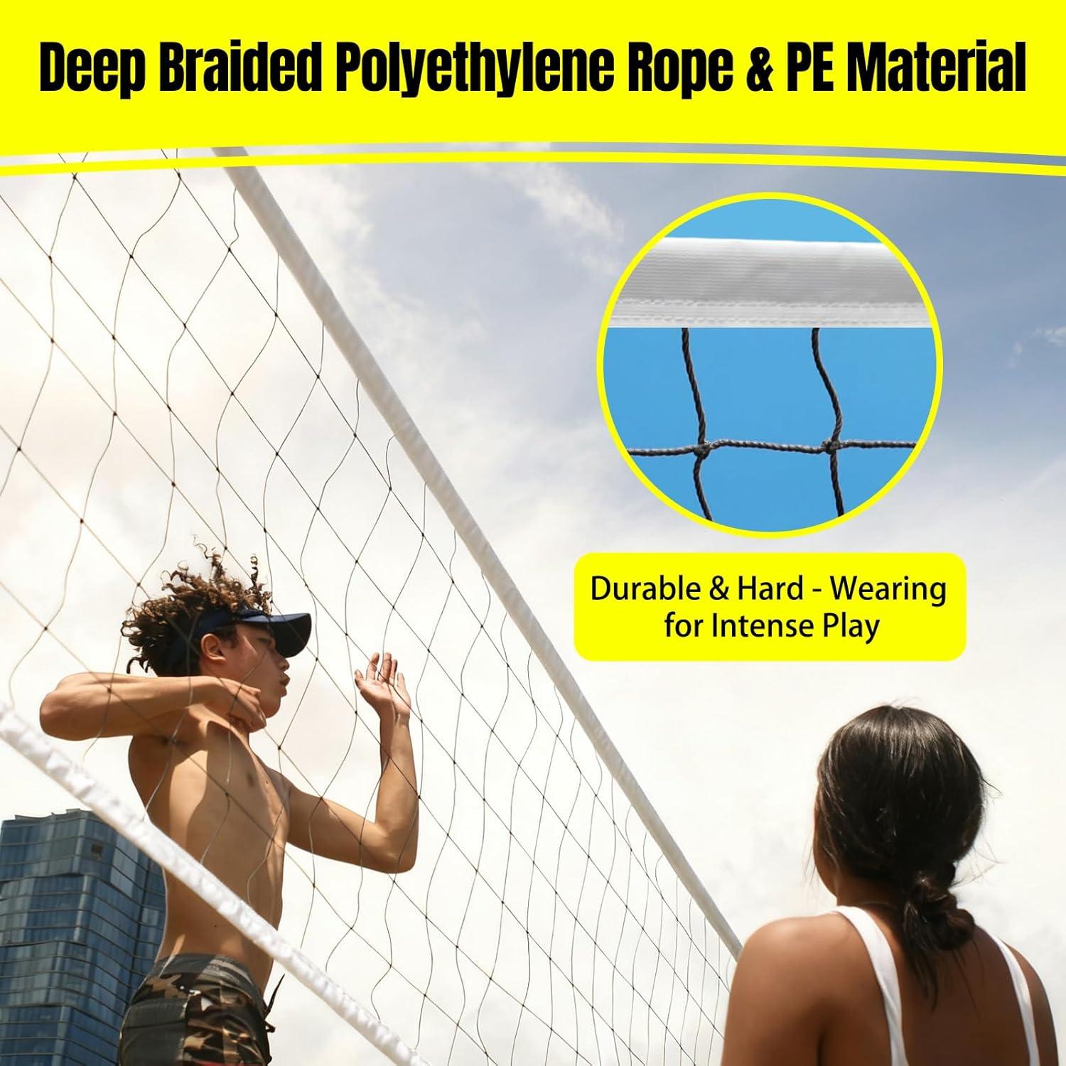 Red de Voleibol Profesional G-SQAURED 9.75x0.91m Multiuso