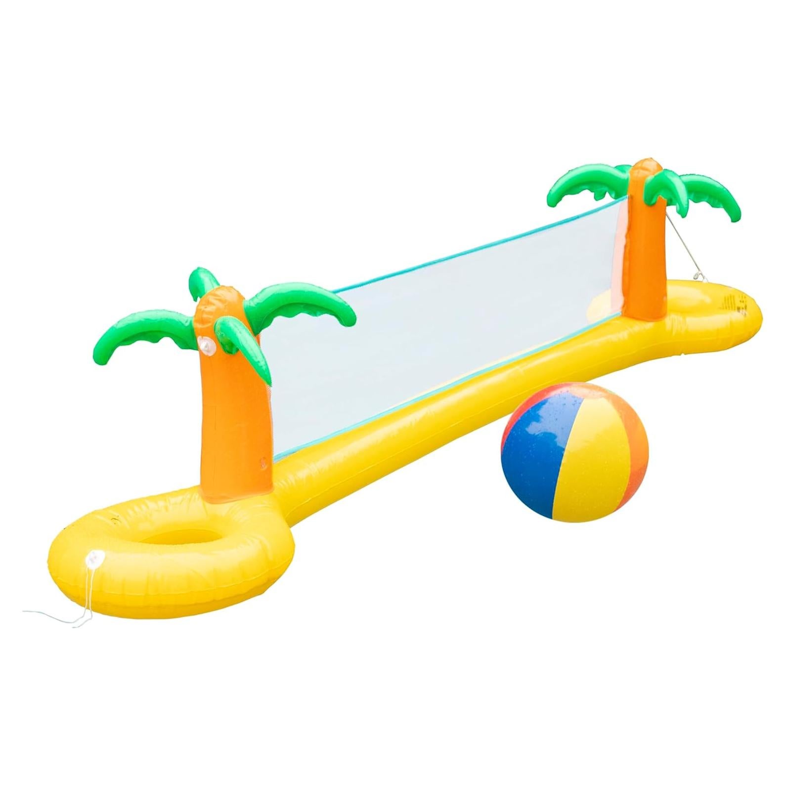 Red de Voleibol Inflable SCS Direct 3.66 m con Pelota y Cuerdas