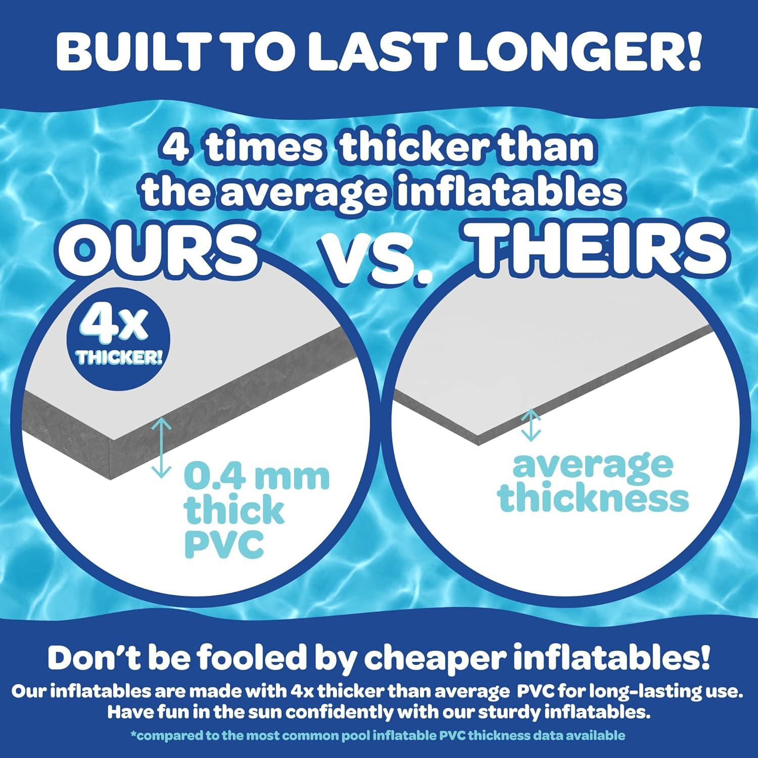 Red de Voleibol Inflable SCS Direct 3.66 m con Pelota y Cuerdas