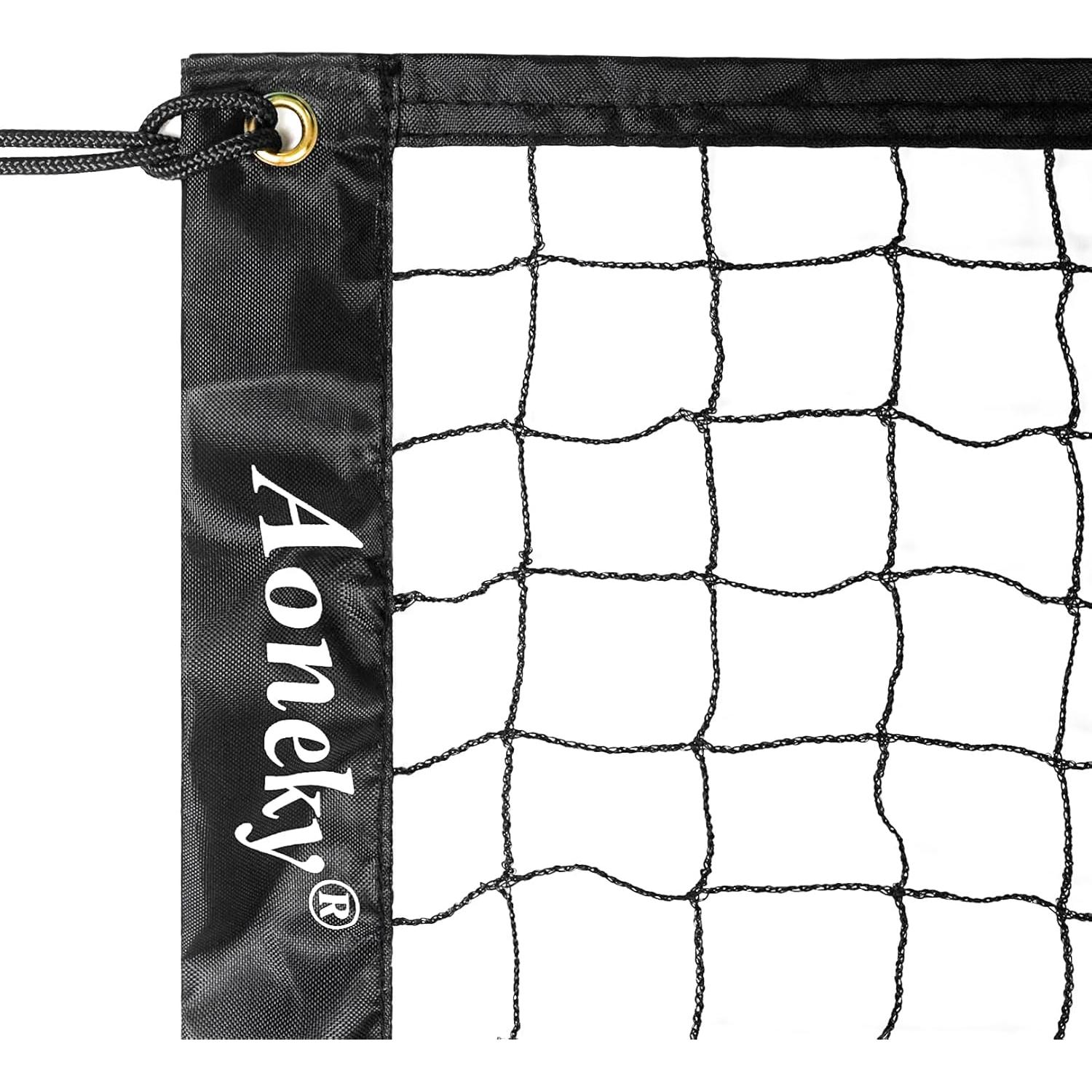 Red portátil de voleibol Aoneky 6.4m para interiores