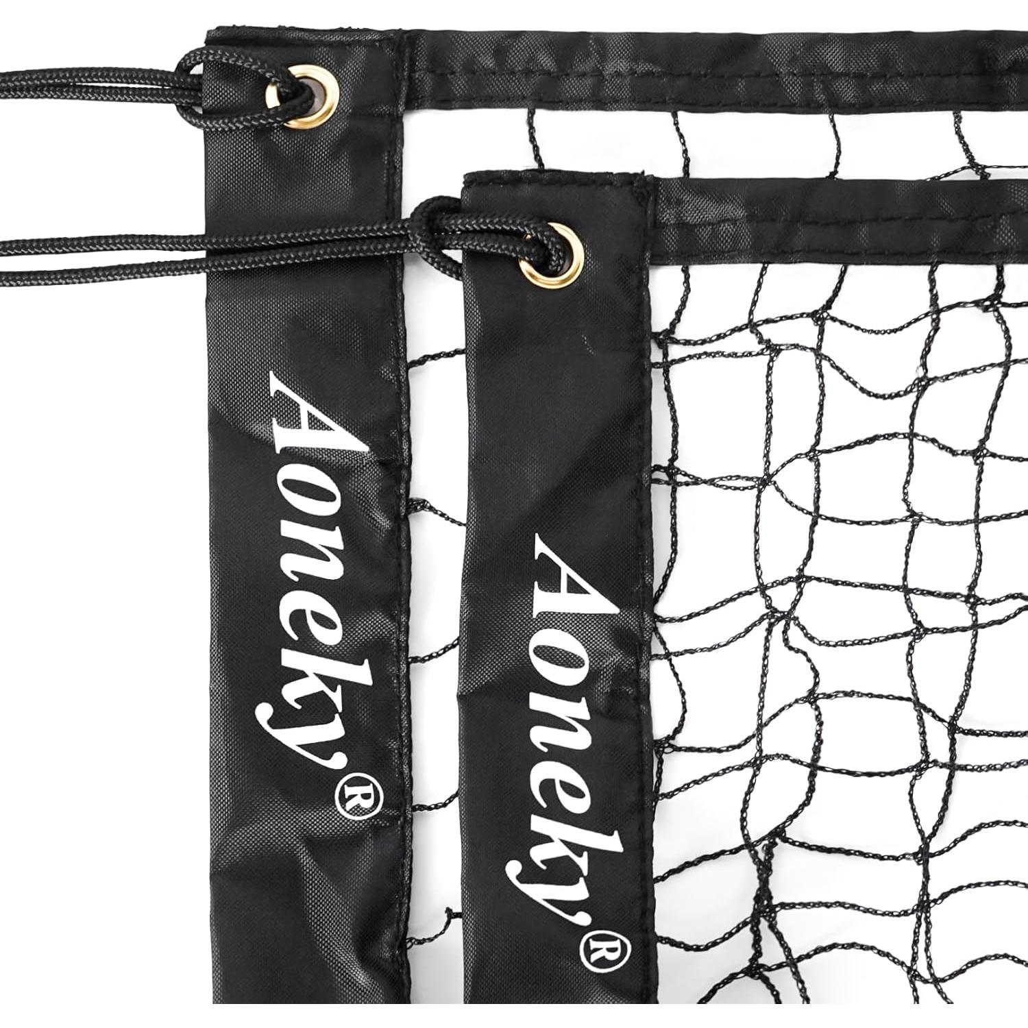 Red portátil de voleibol Aoneky 6.4m para interiores