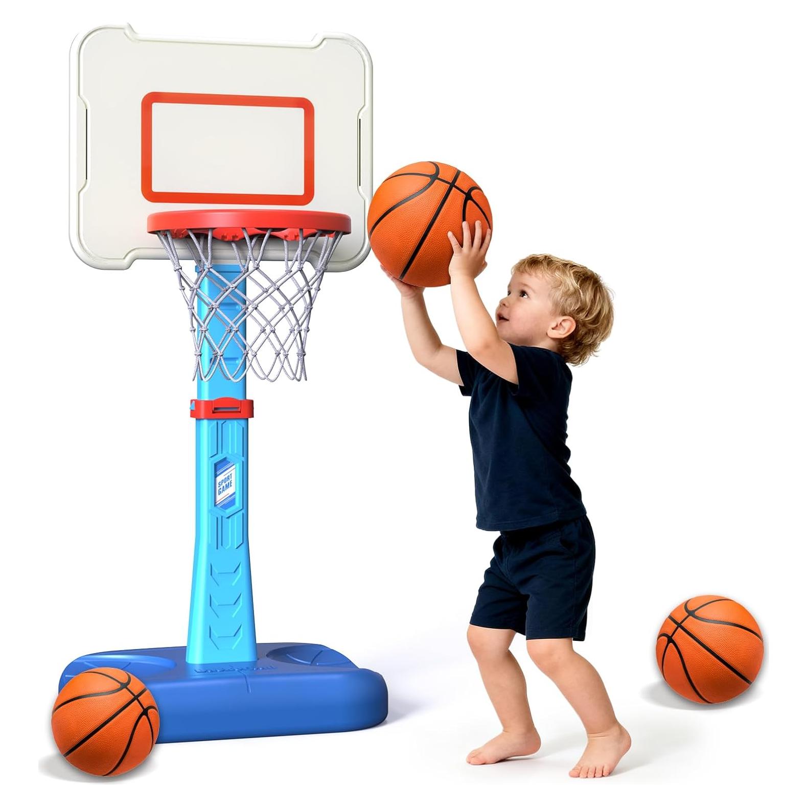 Aro de Baloncesto Ajustable ShyLizard para Niños 1-4 Años