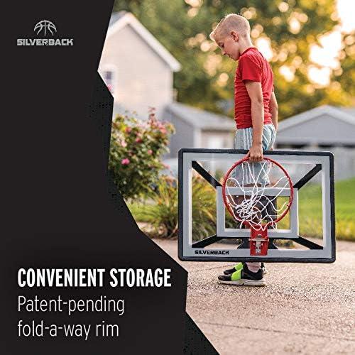 Aro de Baloncesto Junior Silverback 83.82x59.69cm Negro