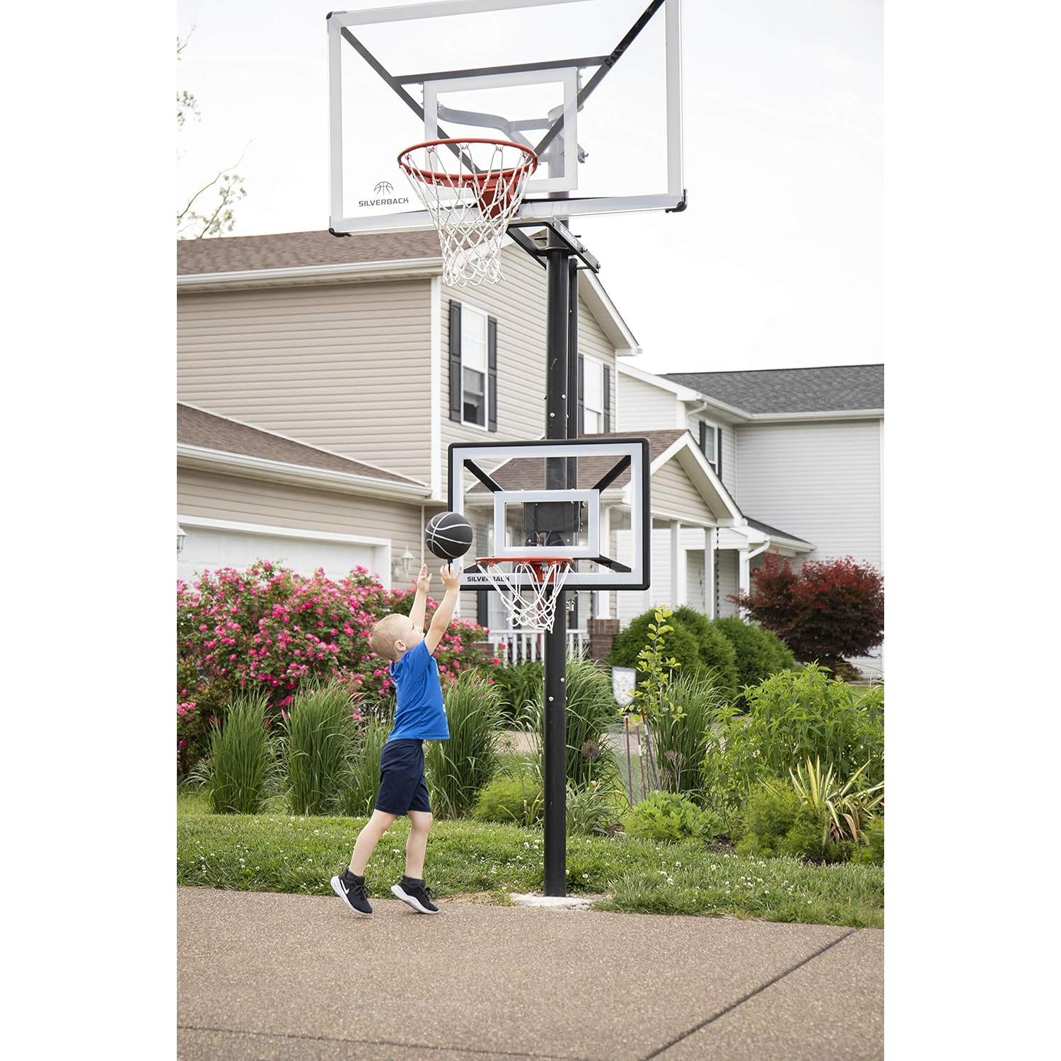 Aro de Baloncesto Junior Silverback 83.82x59.69cm Negro