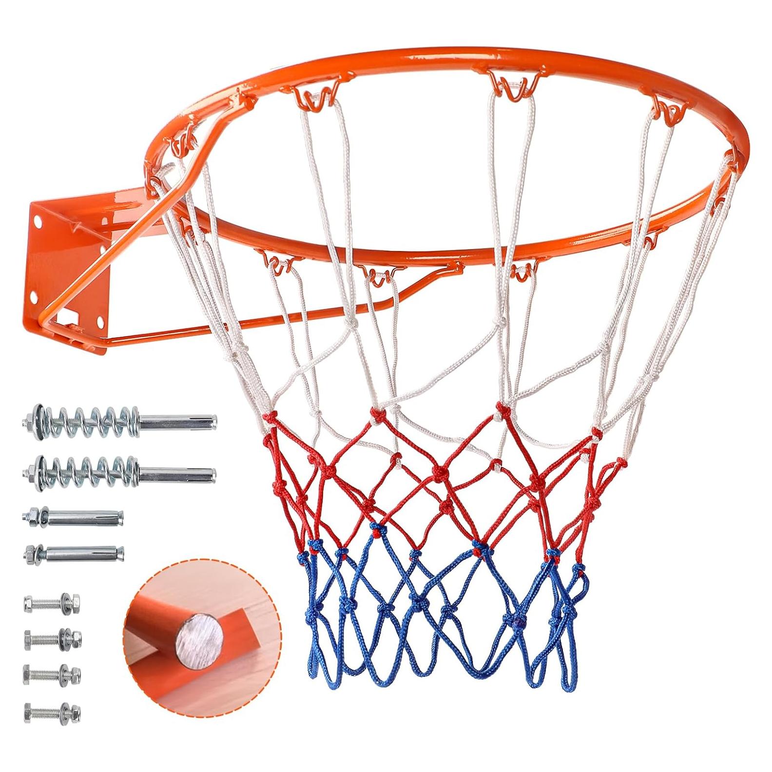 Aro de Baloncesto Dripex 18" Montaje en Pared Acero Resistente