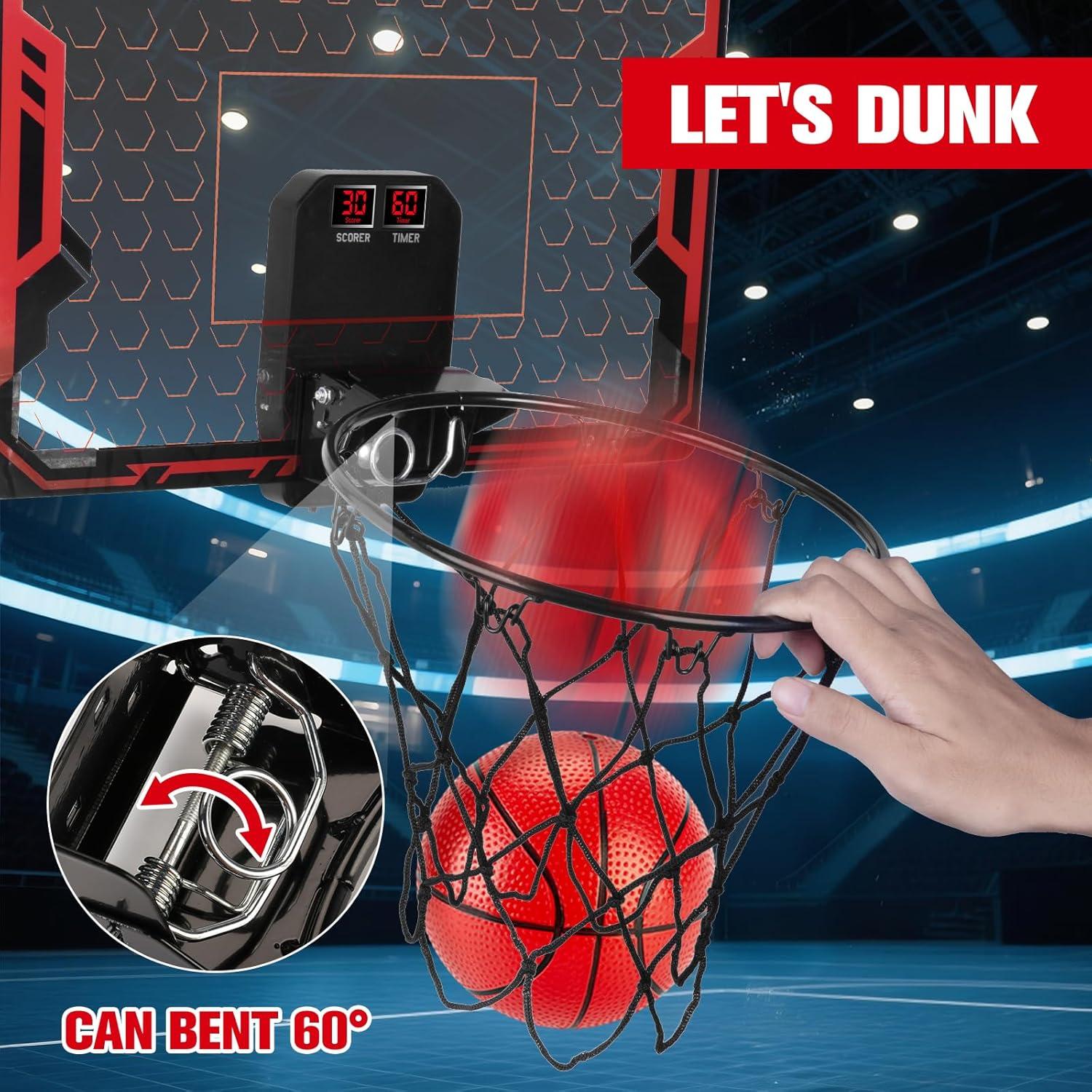 Aro de Baloncesto Interior Figbush RX168 con Puntuación Electrónica