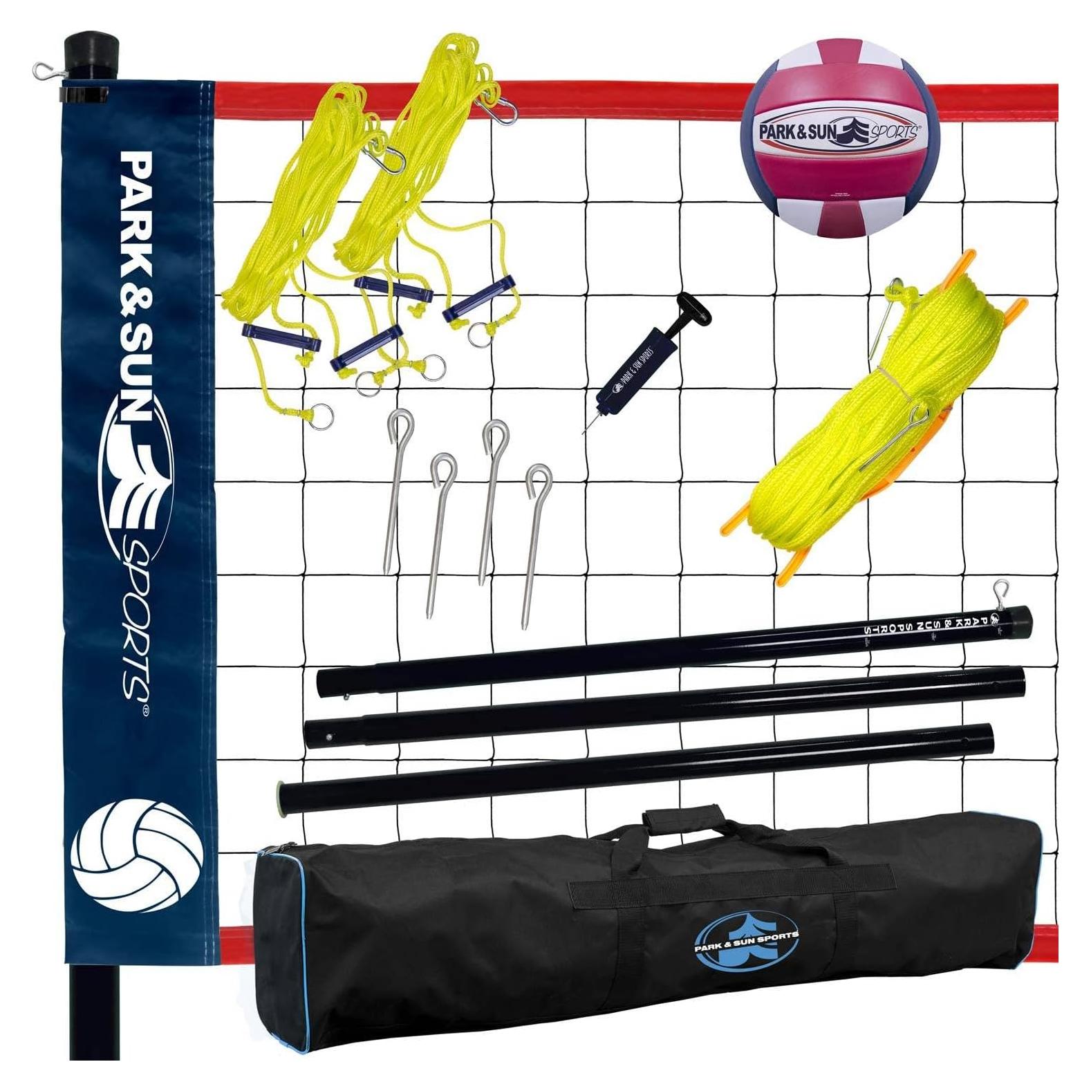 Red de Voleibol Portátil Park & Sun Spiker Sport 9.75m x 0.91m