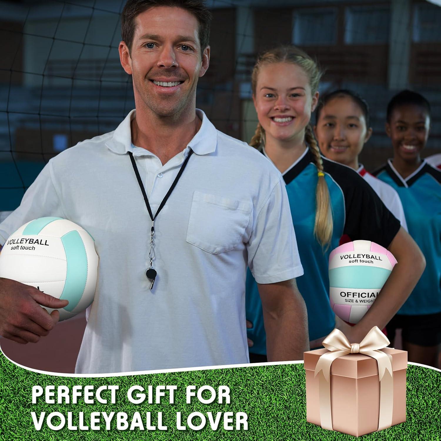 Libima Paquete de 4 Balones de Voleibol Tamaño 5 Suaves