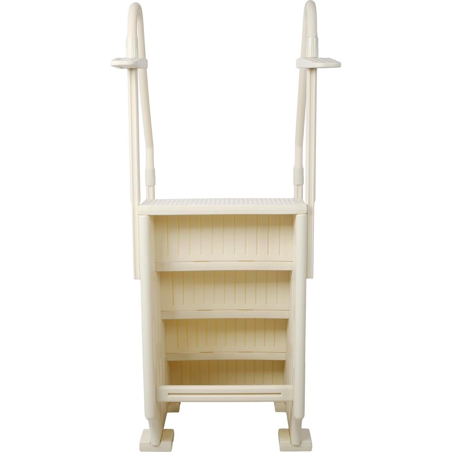 Escalera de piscina Zjjseloru 4 escalones antideslizante 181kg