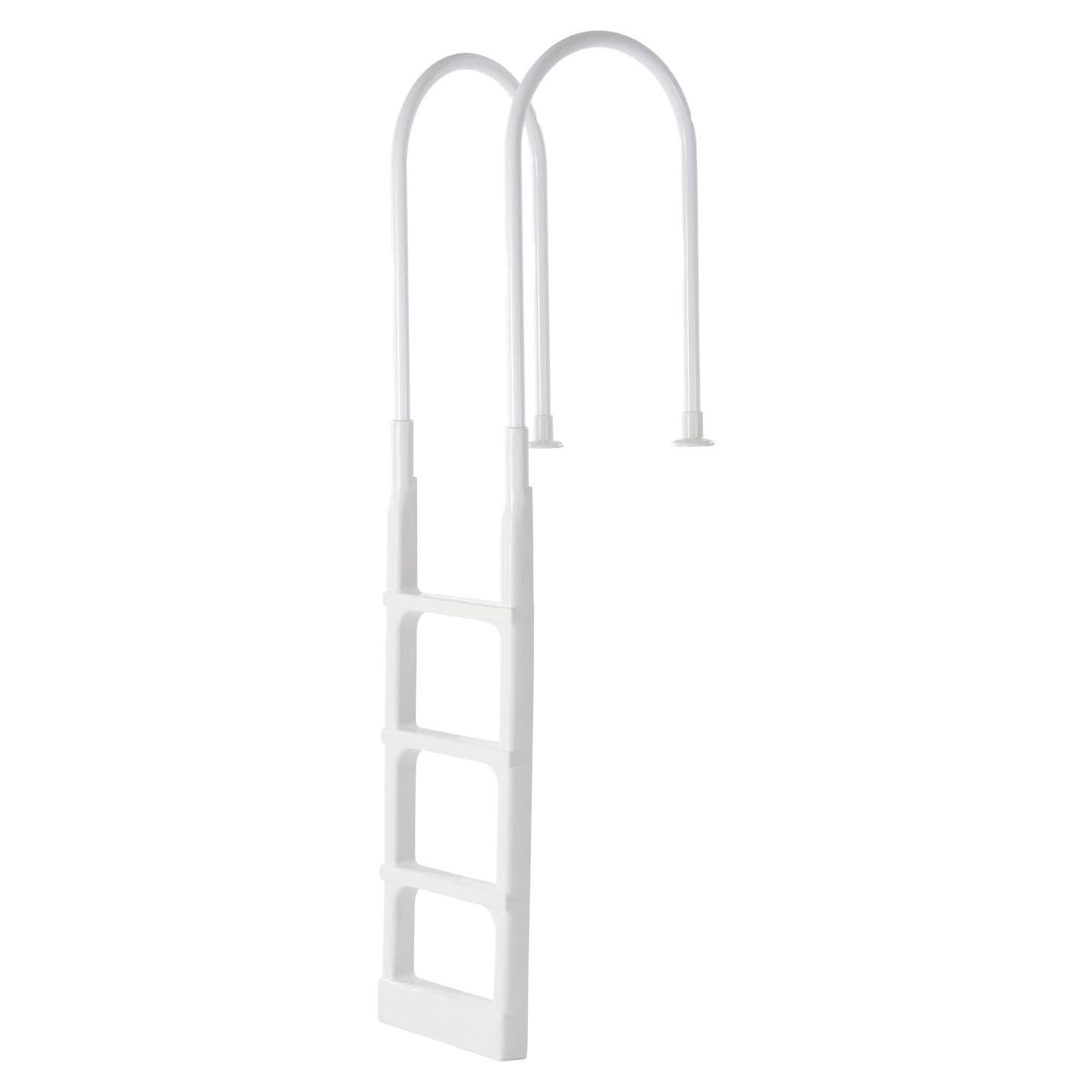 Escalera de Piscina VEVOR 4 Peldaños Doble Pasamanos 136 kg