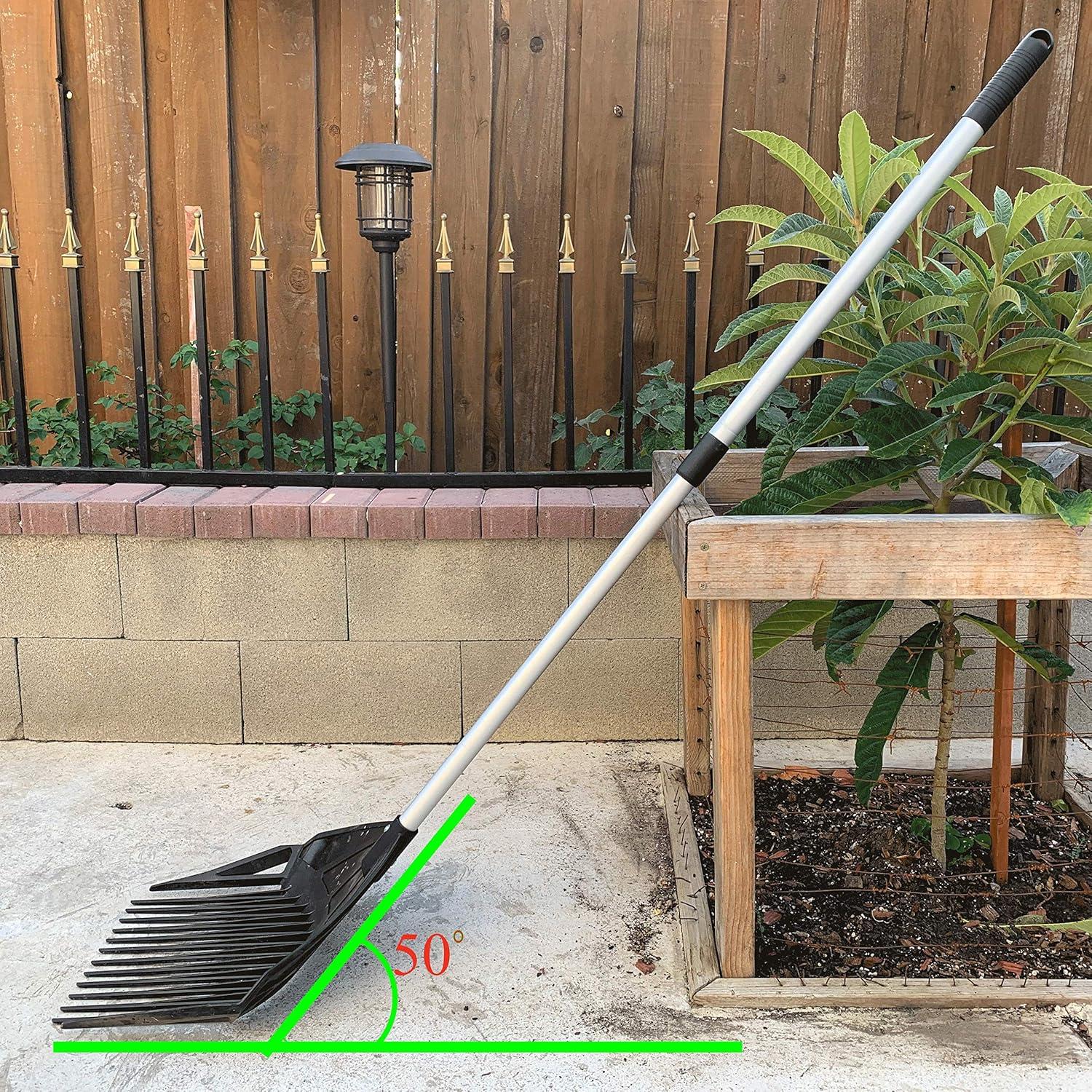 Rastrillo de Jardinería 3-en-1 MLTOOLS R8279-EXT Extensible 101-152 cm