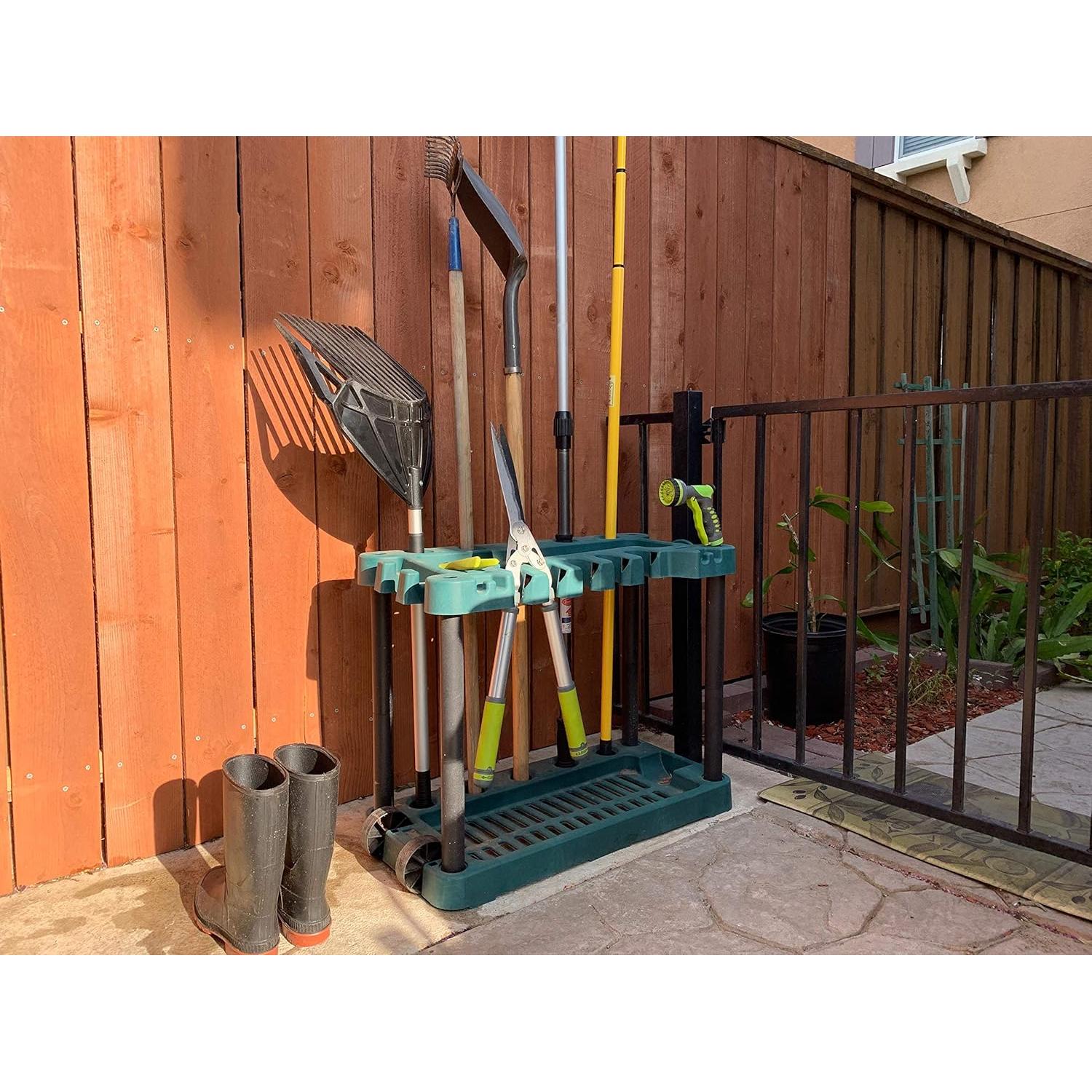 Rastrillo de Jardinería 3-en-1 MLTOOLS R8279-EXT Extensible 101-152 cm