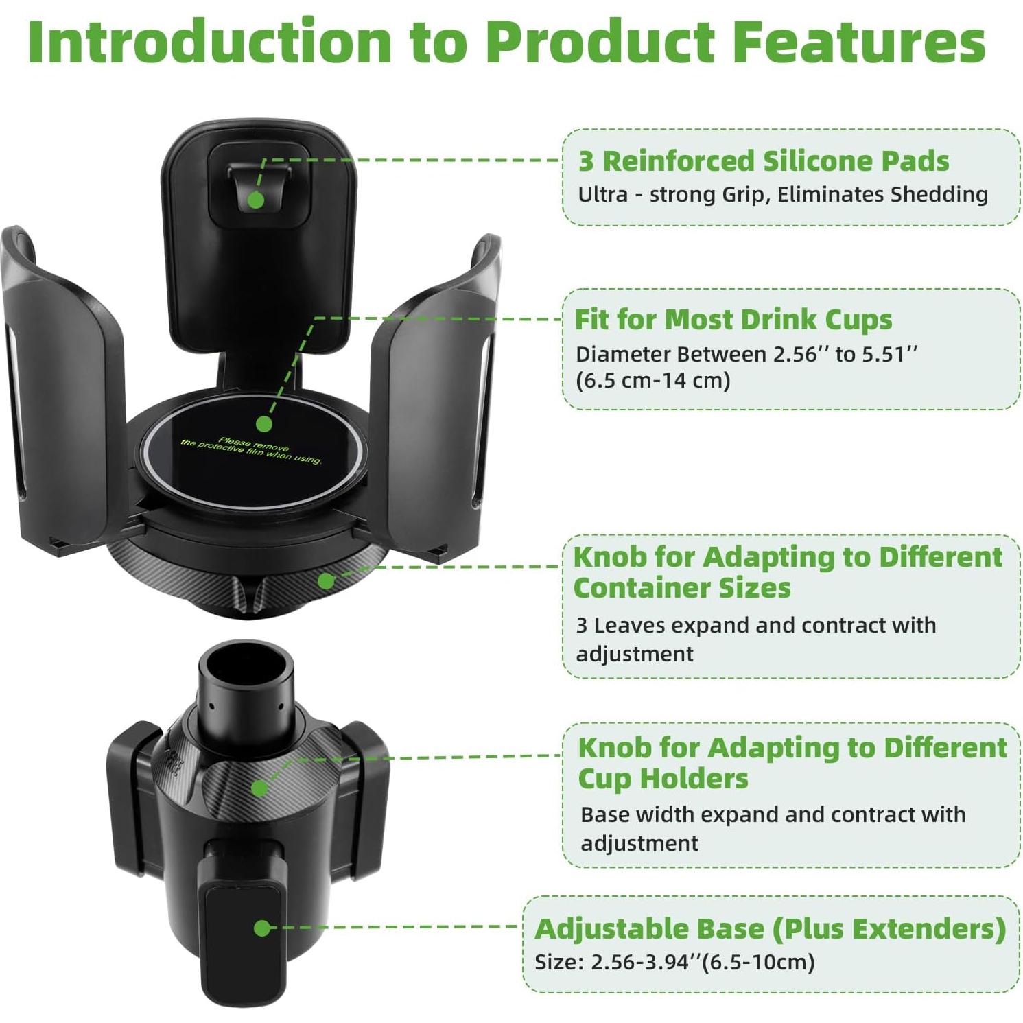 Soporte de Calentador de Carro de Golf Roykaw Universal Ajustable