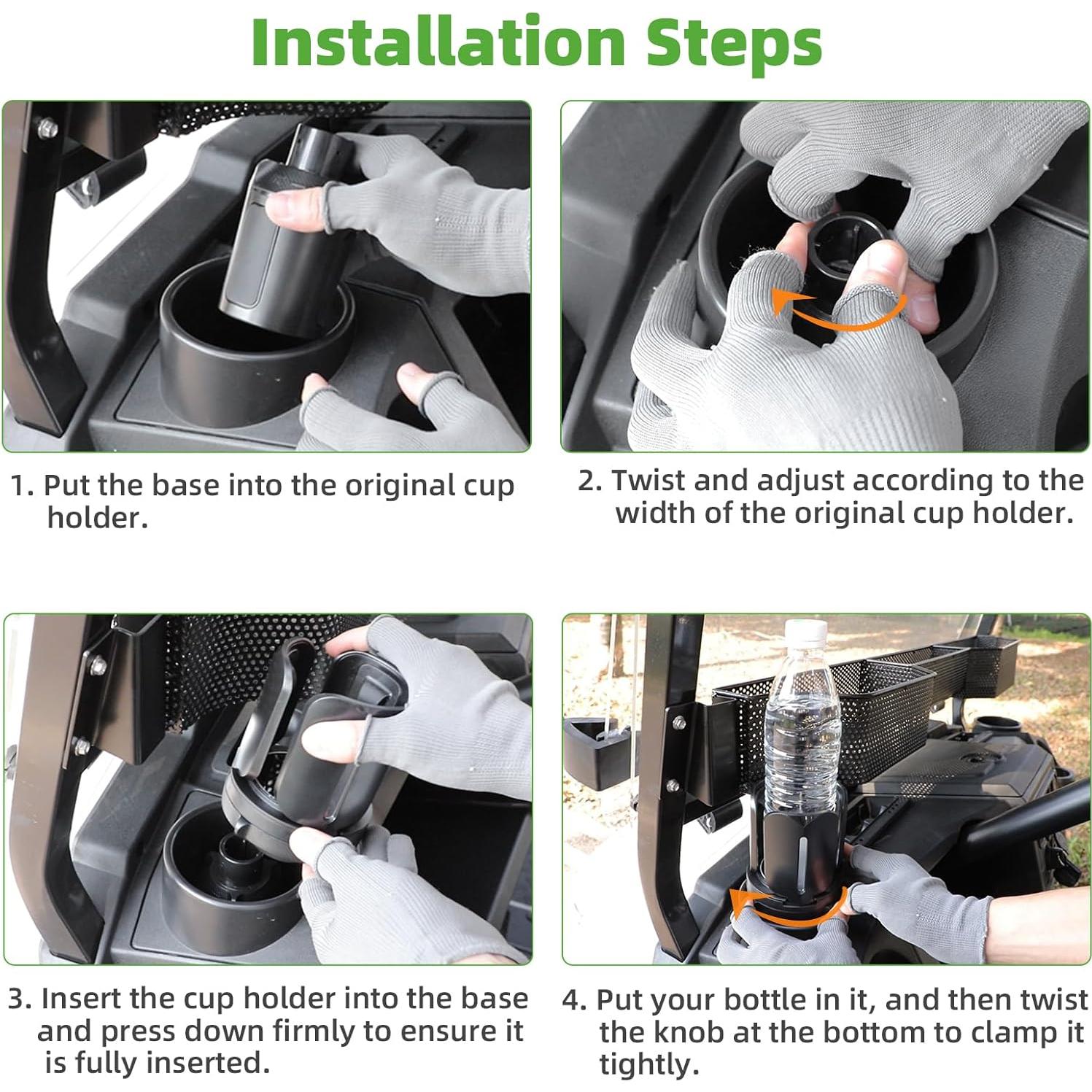 Soporte de Calentador de Carro de Golf Roykaw Universal Ajustable